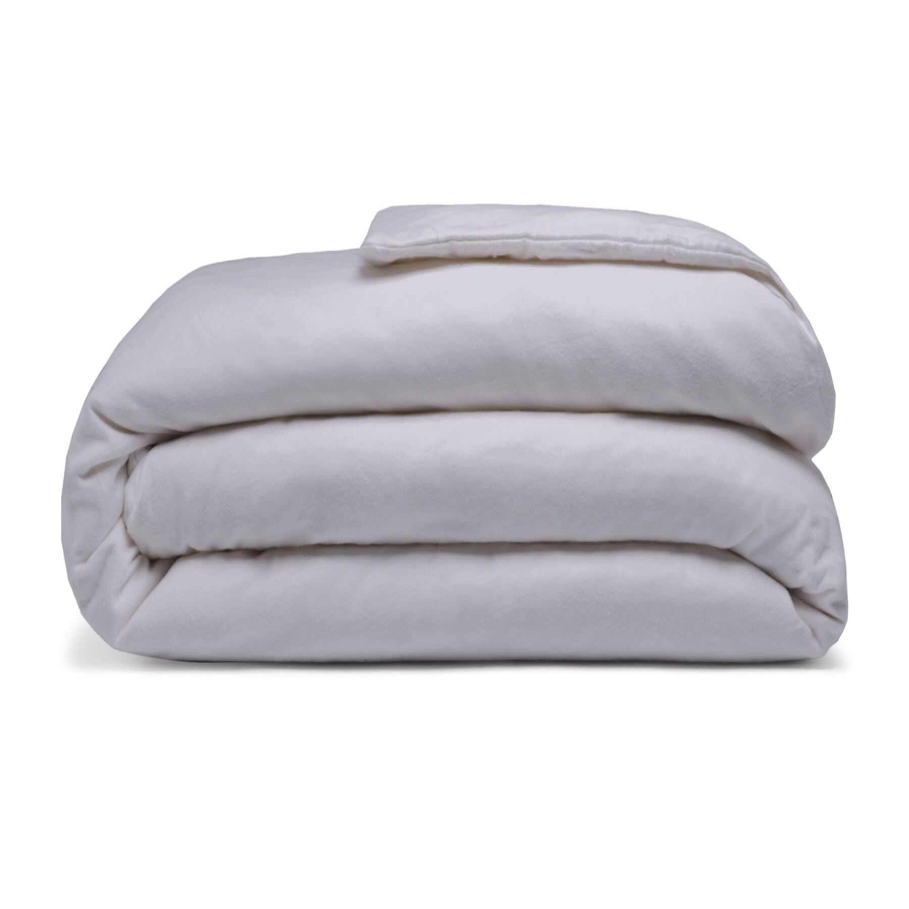 Belledorm Soft Brushed Cotton Duvet Cover Set - Heather Gray - Queen Size Bedding - Cozy & Breathable for All Seasons - Perfect for Master Bedroom, Guest Room & Airbnb