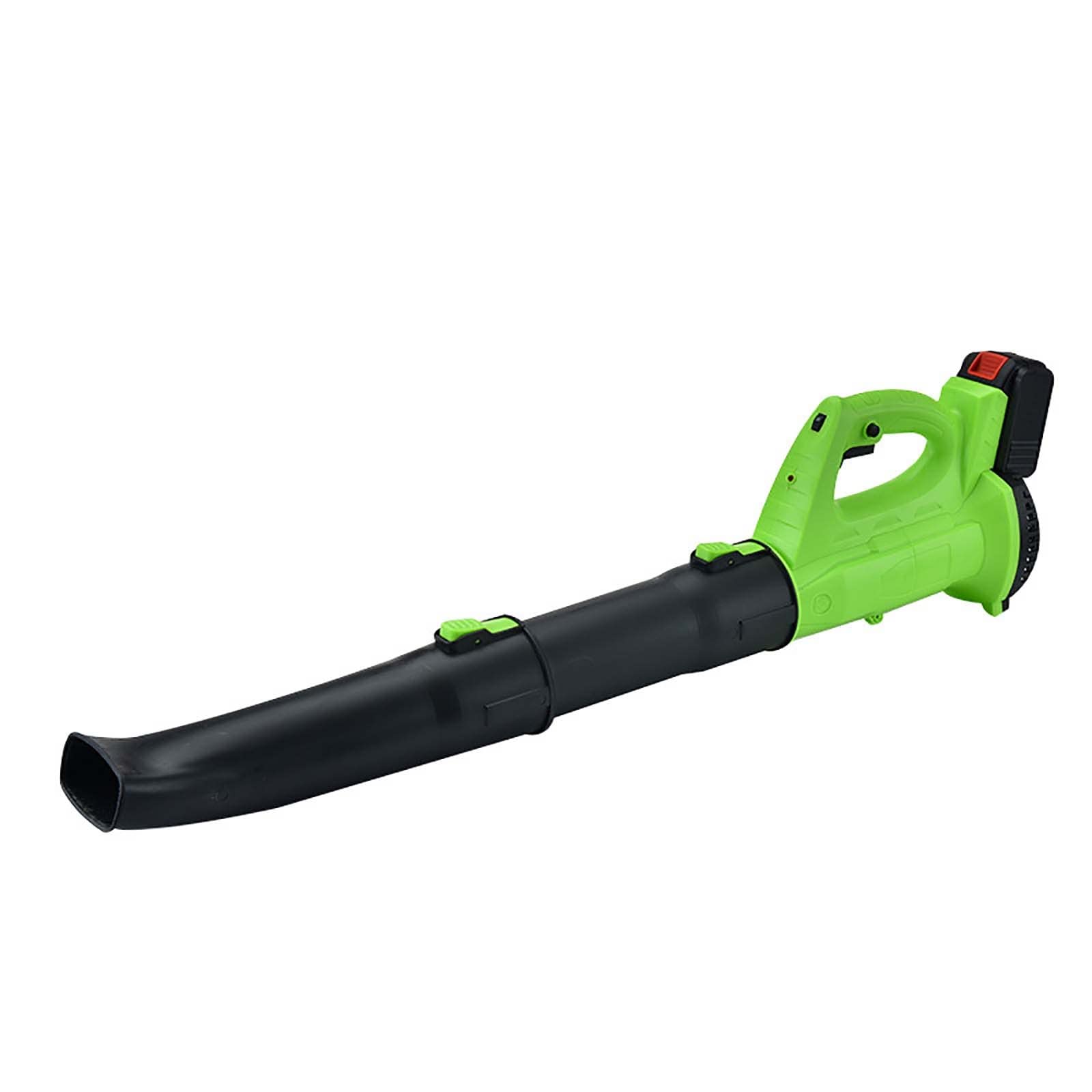 21V Cordless Leaf Blower with Battery & Fast Charger - 6 Speed Adjustable, Lightweight & Powerful for Yard Cleaning, Driveway Clearing, and Garden Maintenance