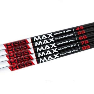 Premium KBS MAX Graphite Iron Golf Shafts 6-PW Set (5 Shafts) - Choose Your Flex | High Performance Golf Club Upgrade for Better Swing Control & Accuracy on the Course