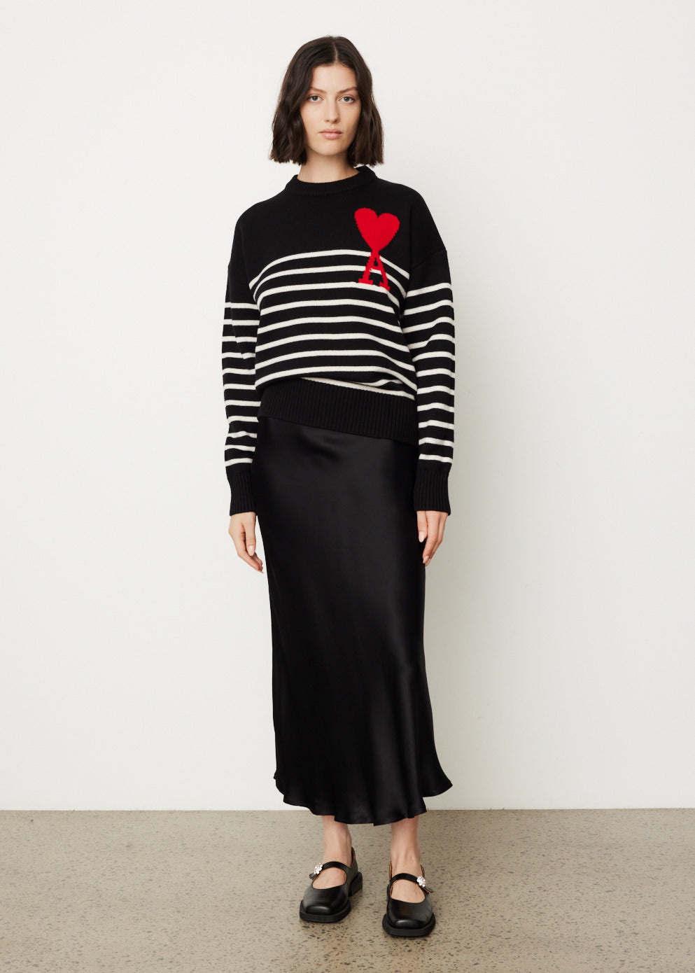 ADC Striped Crewneck Sweater for Women - Soft Cotton Knit Pullover - Casual Fall Winter Fashion - Perfect for Office, Date Night & Weekend Outings
