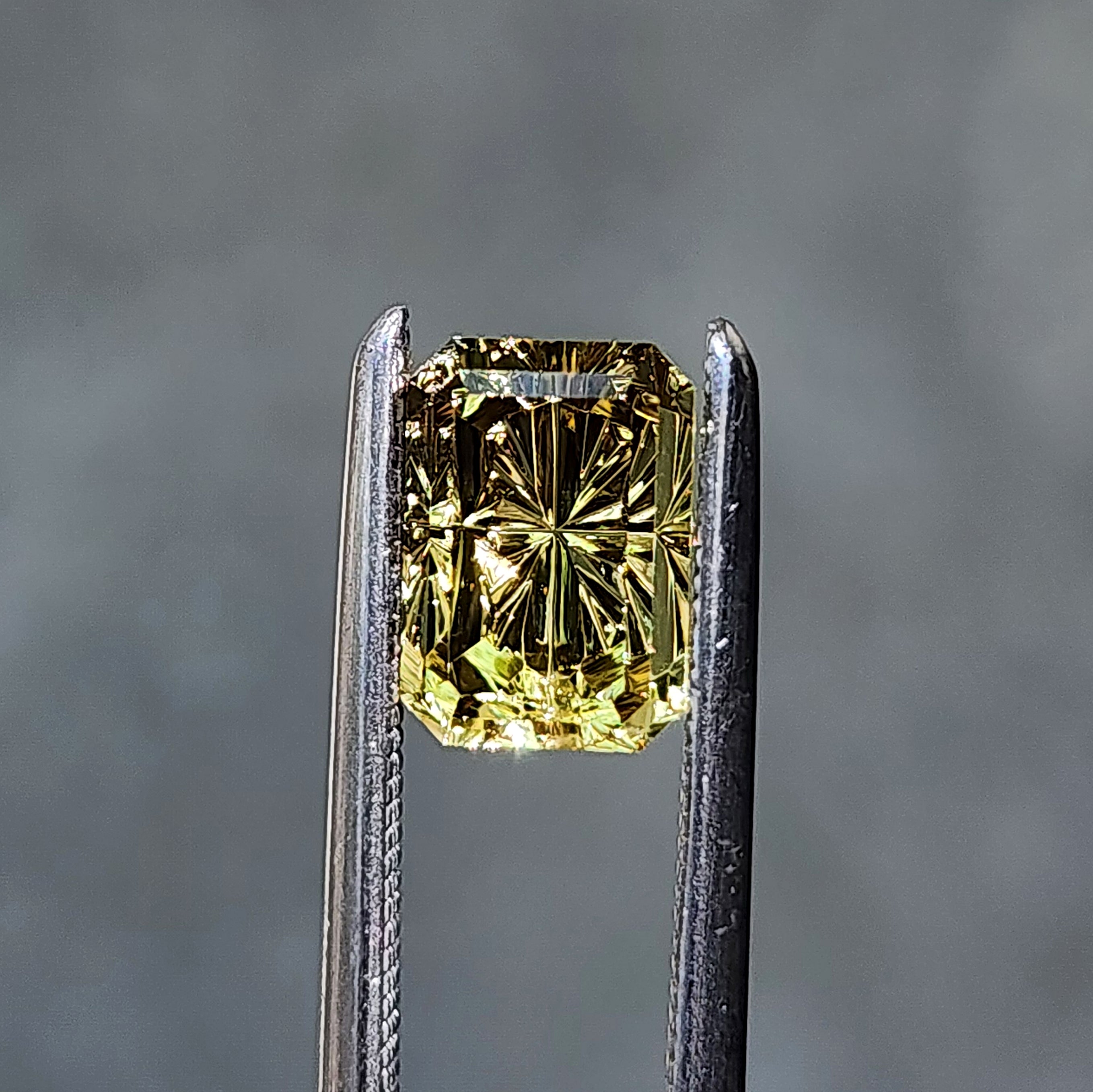 1.51ct Natural Rectangle Mali Garnet Gemstone - Precision StarBrite Cut by John Dyer | Unique Engagement Ring, Anniversary Jewelry & Collector's Stone