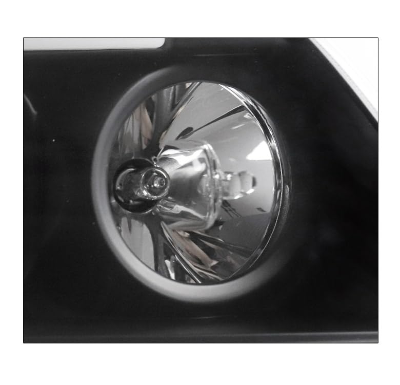 LED Black Projector Headlights with 6