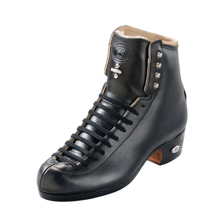 Riedell Model 336 Tribute Roller Skates Boot Only - Premium Leather Figure Skating Boots for Women & Men - Perfect for Artistic Skating, Roller Derby & Rink Performances