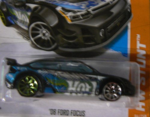 Hot Wheels 2008 Ford Focus '13 1:64 Scale Diecast Car - Black Limited Edition 84/250 - Collectible Toy for Kids & Adults, Perfect for Display, Gifts, and Racing Play Sets