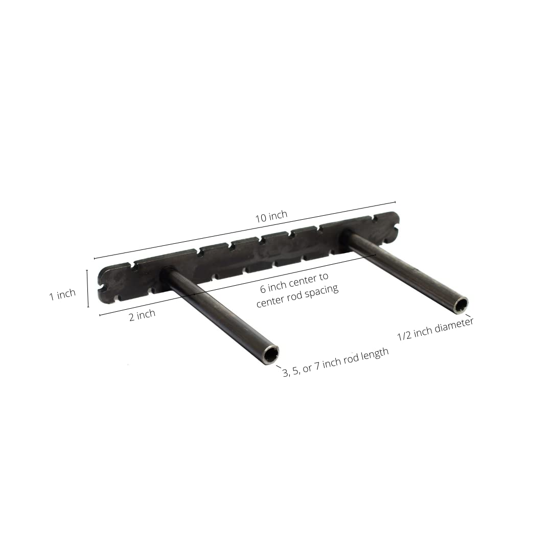 Heavy Duty Floating Shelf Bracket for Standard Lumber - 70mm Depth, 3 Pack - Perfect for Living Room, Bedroom & Kitchen Storage Solutions