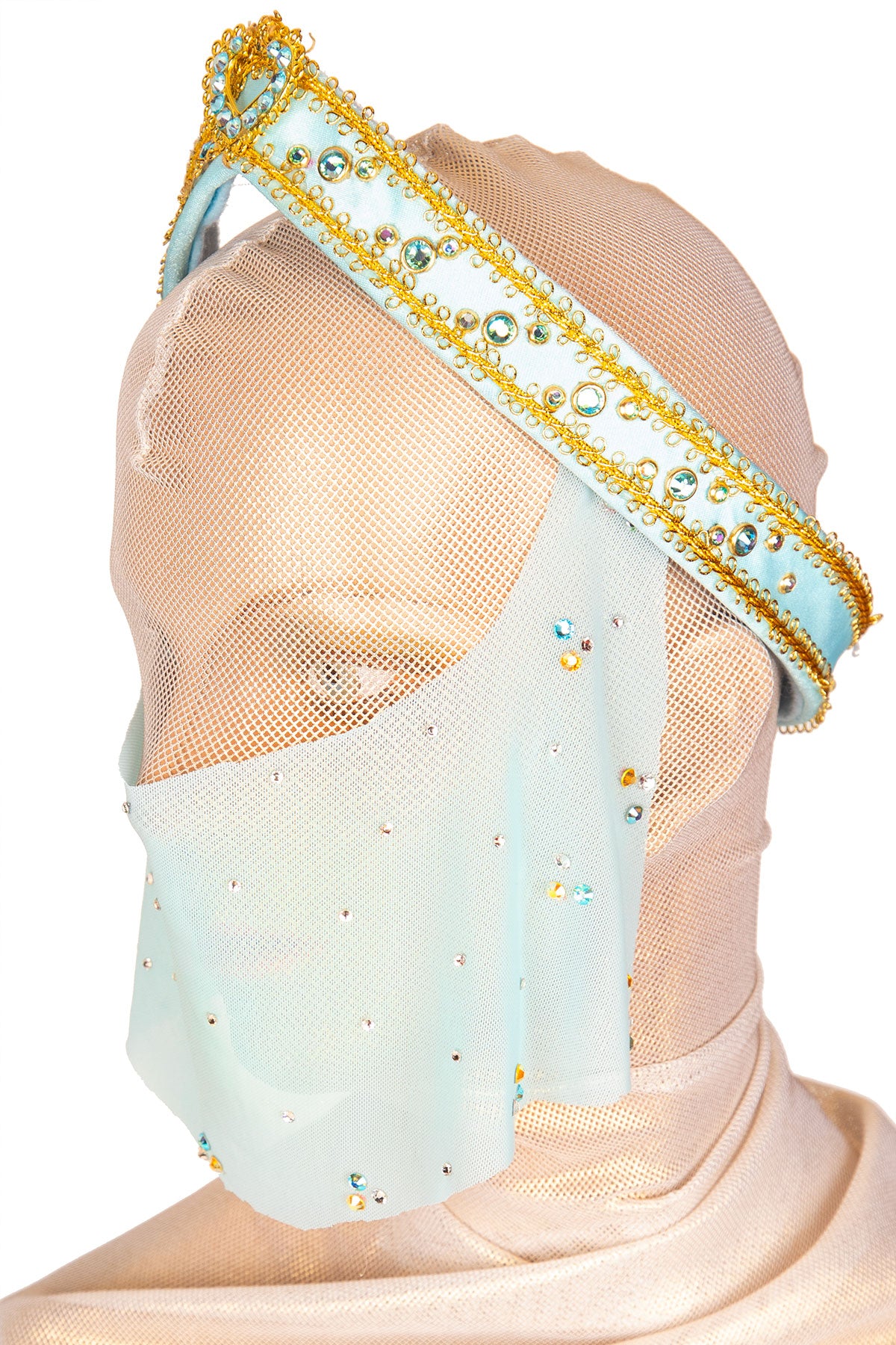 Elegant Jasmine Flower Bridal Headpiece with Veil - Perfect for Weddings, Prom, and Special Occasions