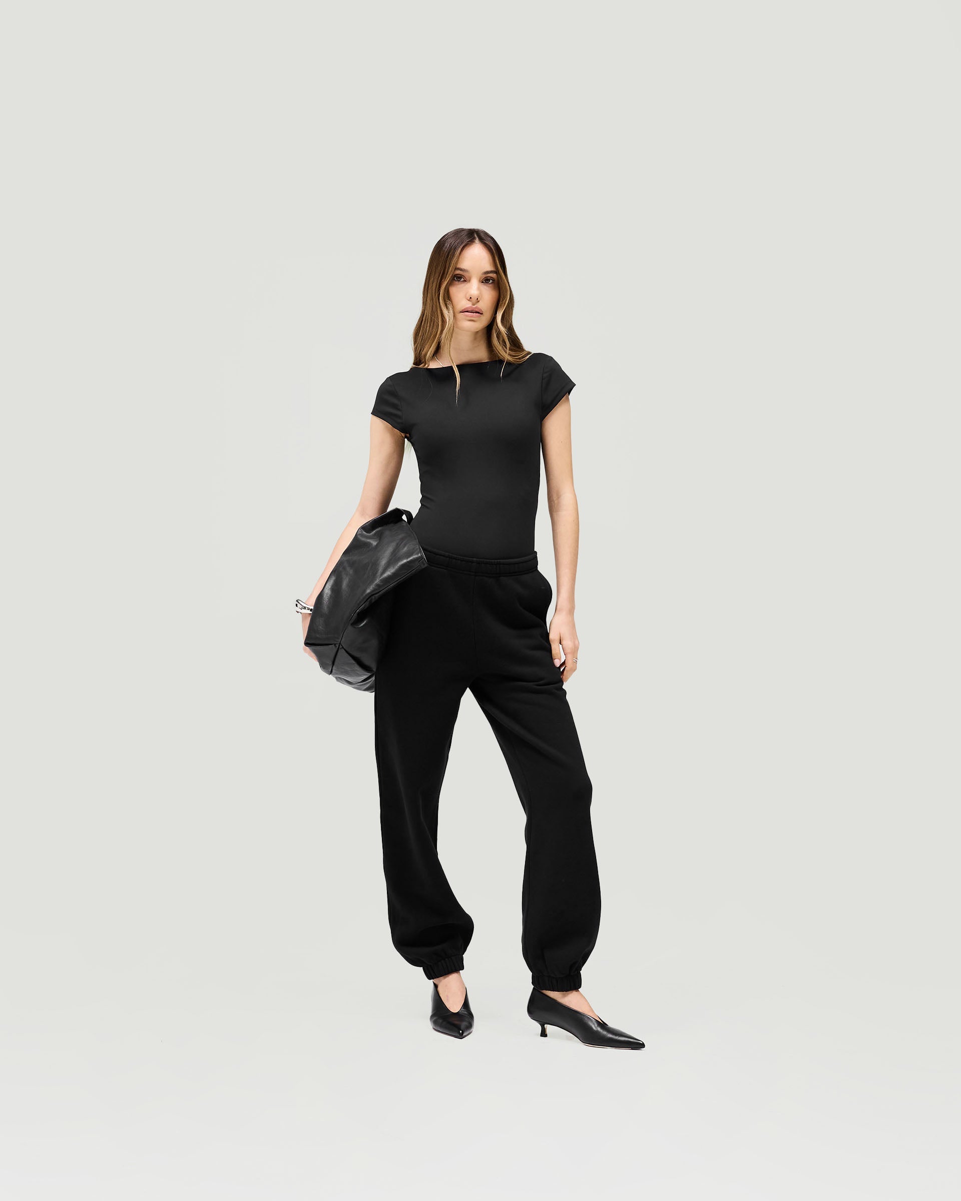 Owners Club Bodysuit for Women - Jet Black Seamless Shapewear for Slimming & Tummy Control | Perfect for Layering, Workouts & Everyday Wear