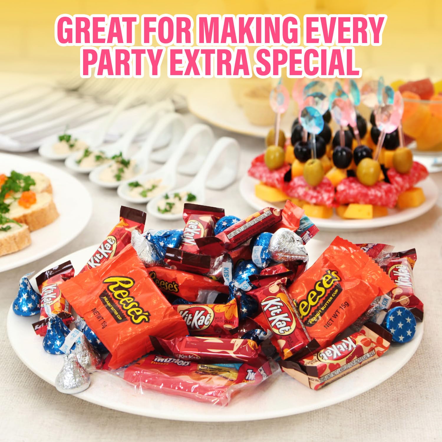 2lb Bulk Chocolate Candy Variety Pack - Individually Wrapped Assorted Chocolates for Parties, Pinatas & Celebrations | Perfect for Birthday Treats, Office Snacks & Holiday Gift Baskets