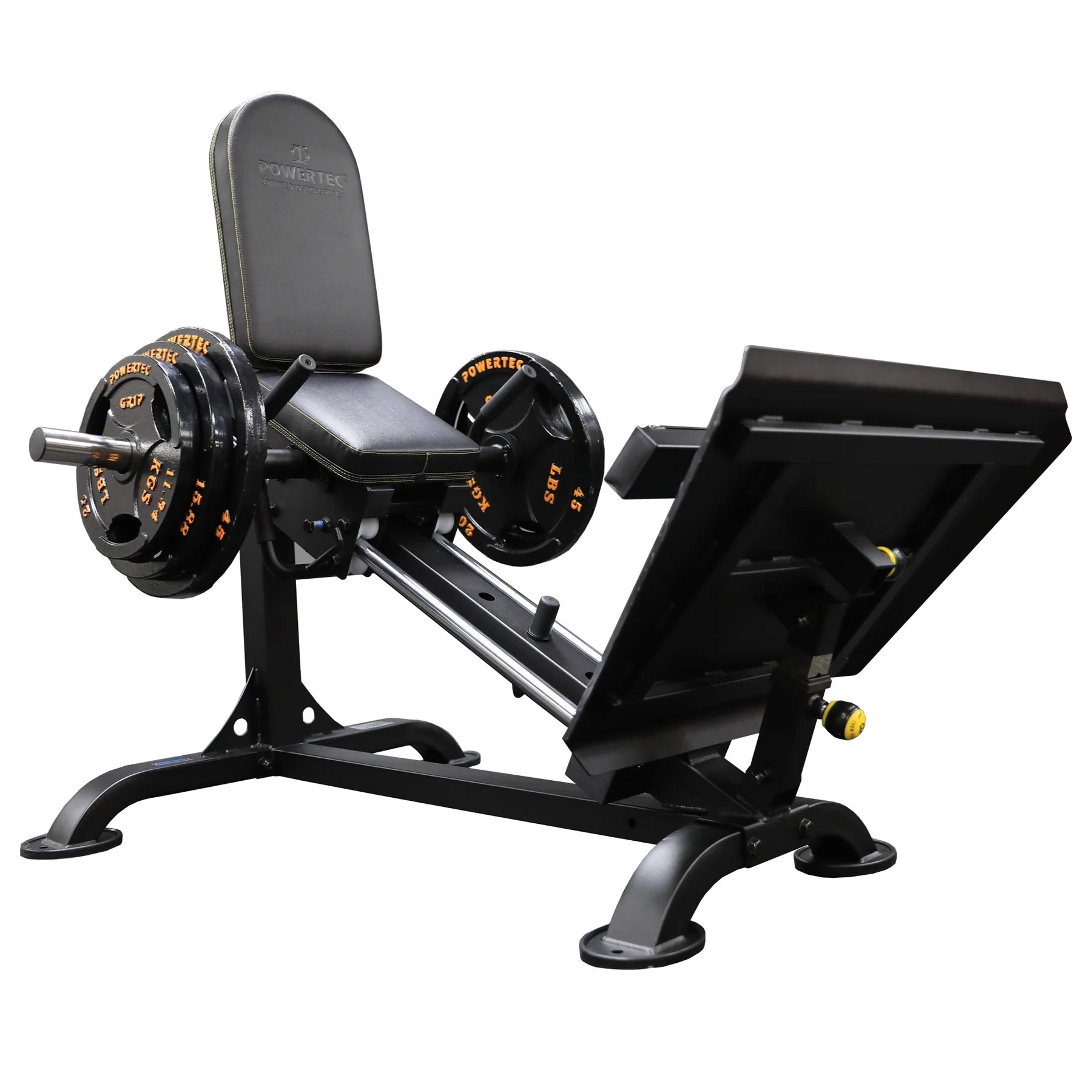 Powertec Compact Leg Sled P CLS23 - Professional Home Gym Leg Workout Equipment for Strength Training & Muscle Building | Perfect for Home Fitness, Bodybuilding & Weightlifting