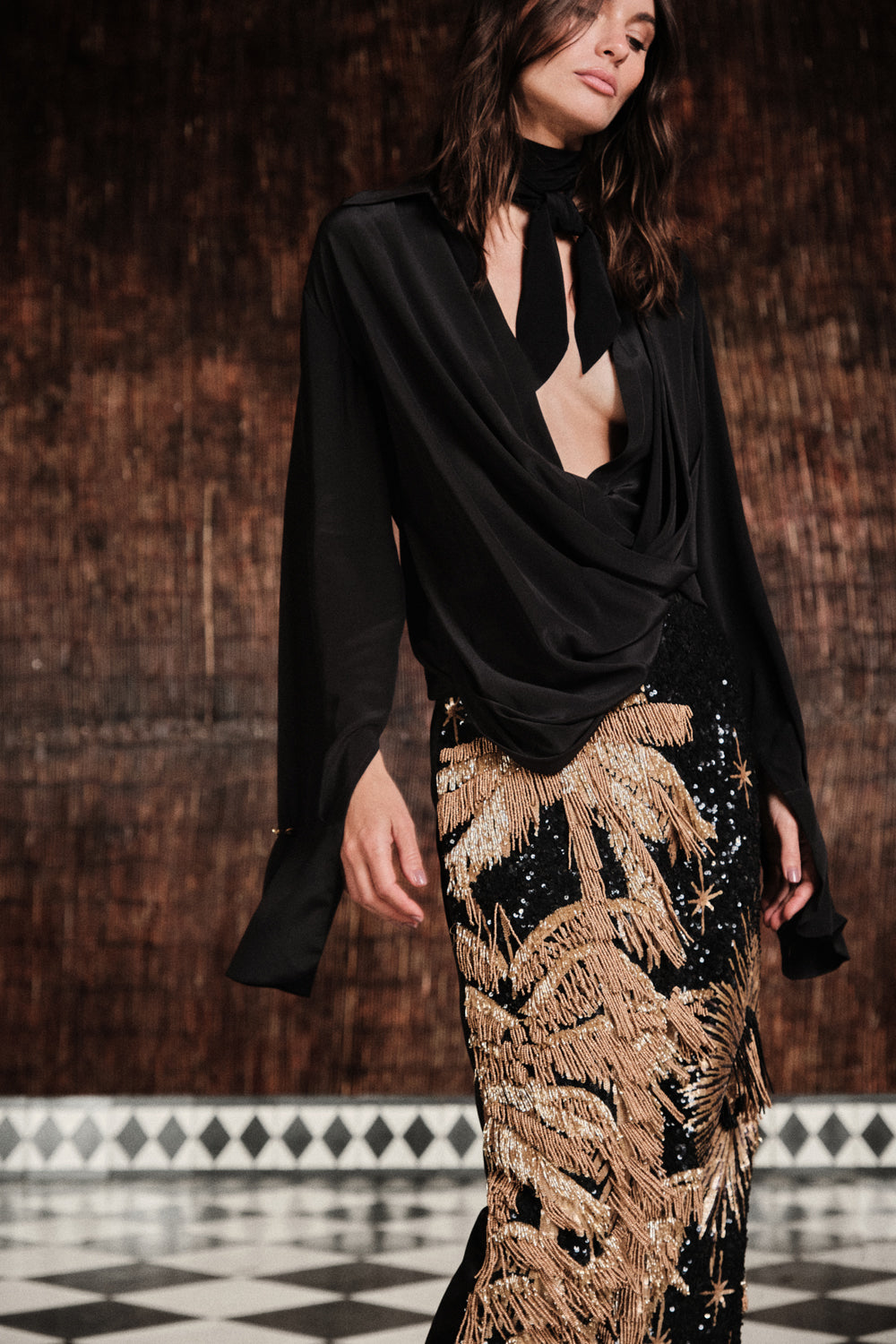 Unexpected Sunset Skirt - Flowy A-Line Midi Skirt for Women | Boho Summer Beach Dress | Perfect for Vacations, Date Nights & Outdoor Festivals