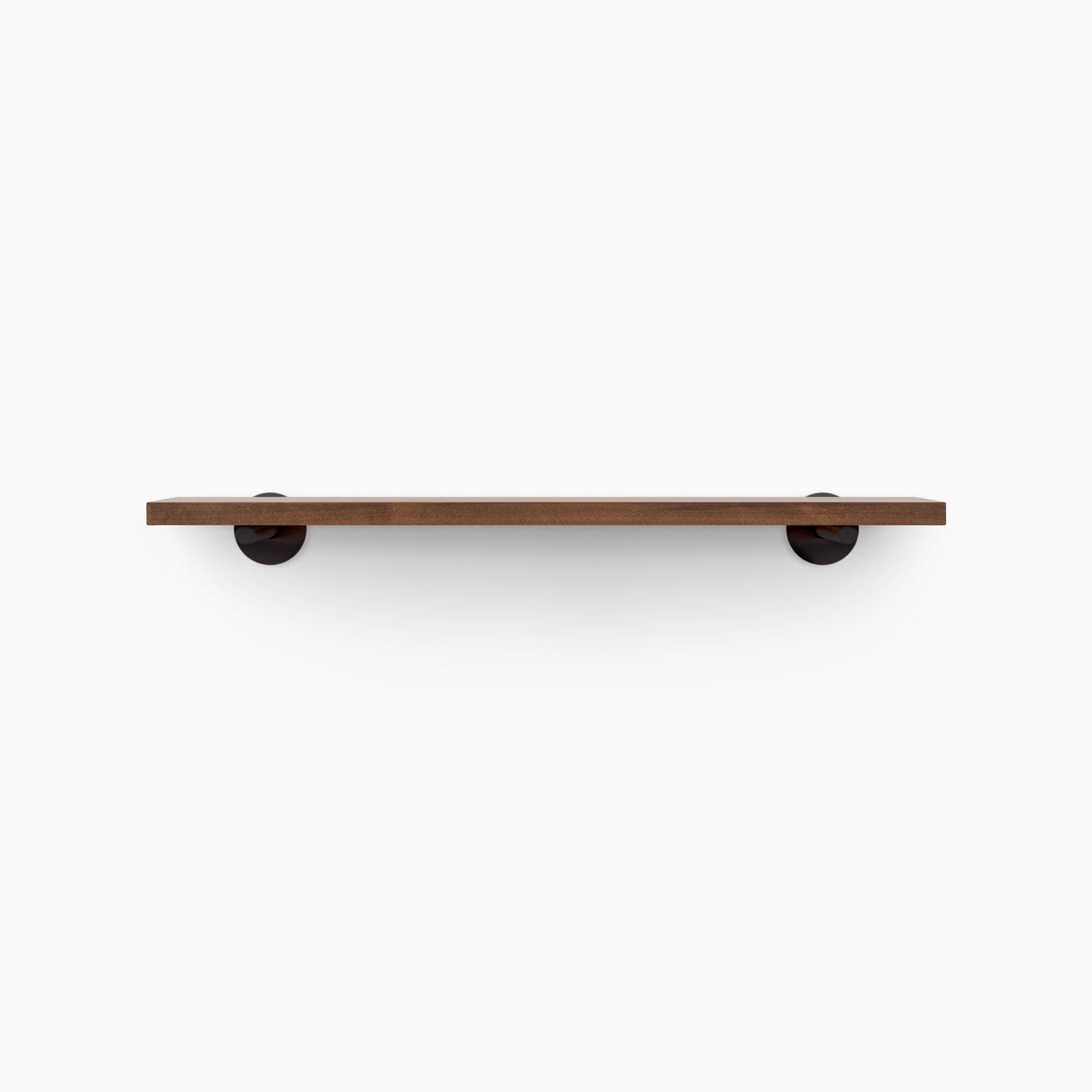 Roderick Espresso Wall Shelf - Rustic Wood Floating Shelf for Kitchen, Bathroom & Living Room - Perfect for Displaying Decor, Plants & Essentials