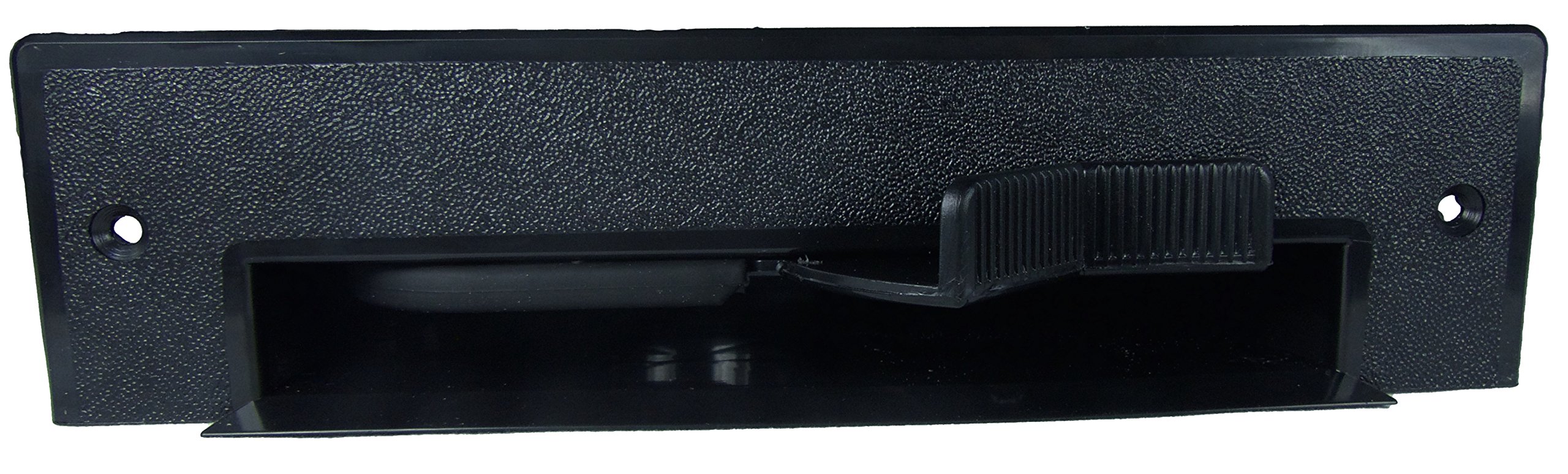 Central Vacuum VacPan - Automatic Dustpan for Built-in Central Vacuum Systems | Under Counter or In-Wall Dust Pan | Black | Perfect for Kitchen, Garage & Hard-to-Reach Areas
