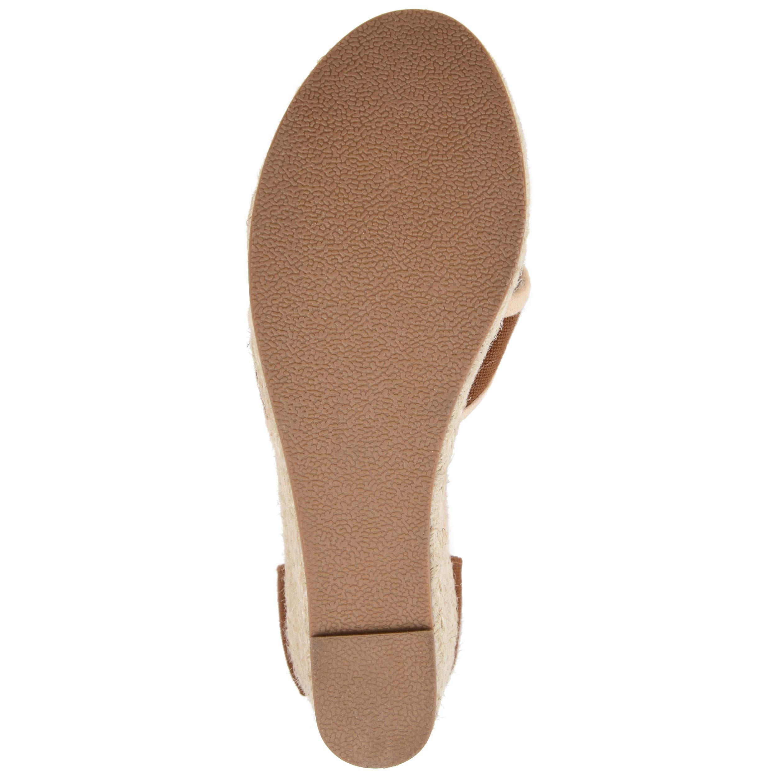 Journee Collection Women's Comfortable Wedge Heels - Stylish Casual & Dress Shoes for Work, Party, and Everyday Wear