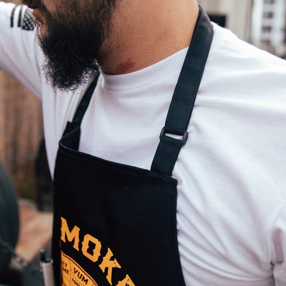 I'd Smoke That Apron - Premium BBQ & Grilling Apron for Men & Women - Perfect for Cooking, Smoking Meat, Backyard Grilling & Outdoor Parties