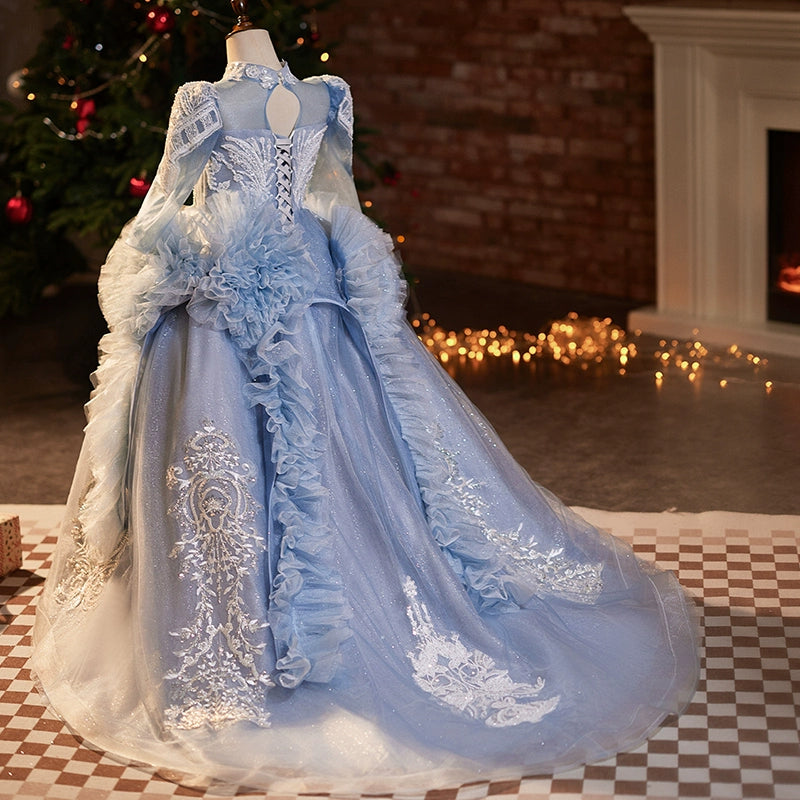 Luxury Elegant Girls Dresses for Special Occasions - High-End Performance Dresses for Weddings, Parties & Dance Recitals