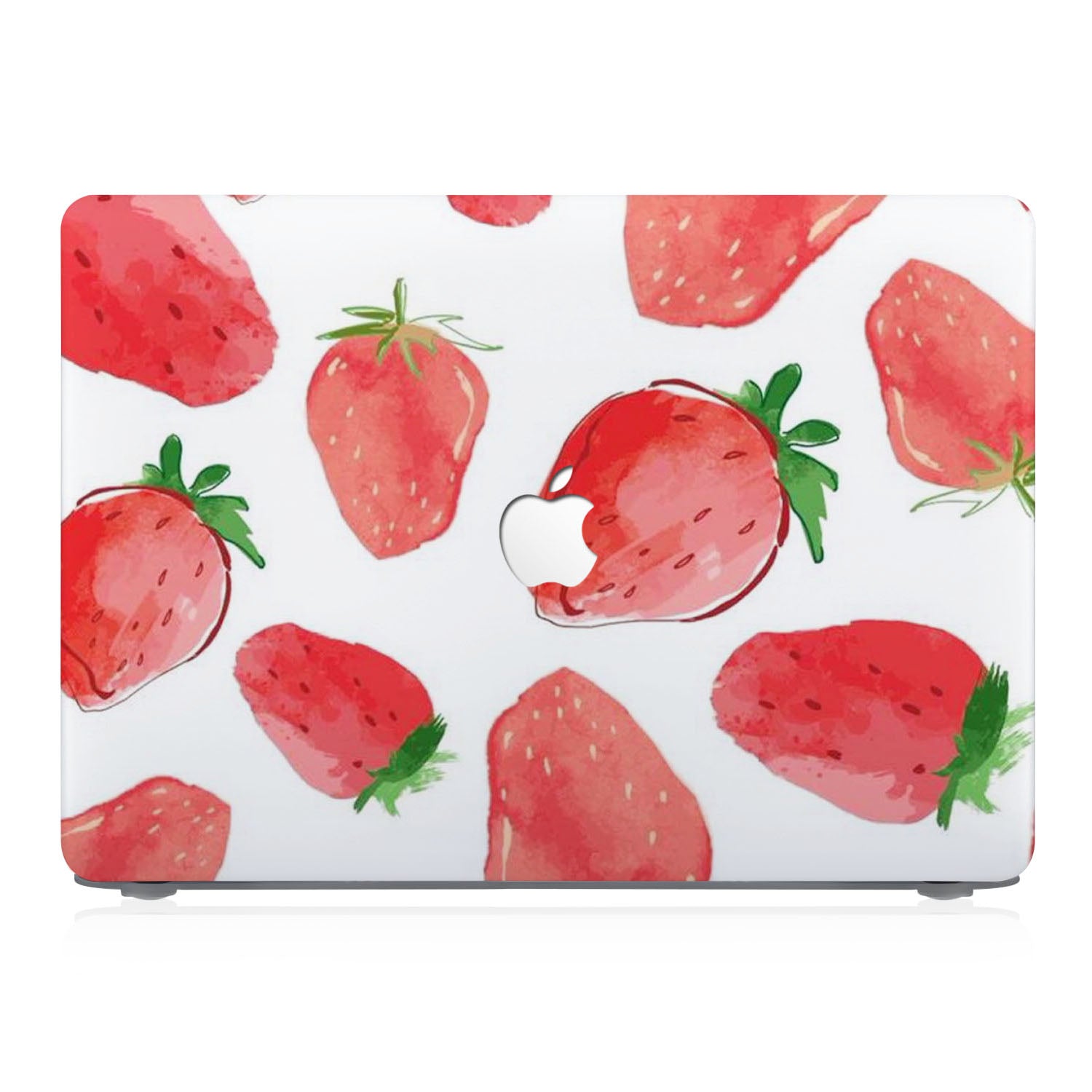 Premium MacBook Pro/Air Protective Case - Durable Fruit Red Cover for 13/15/16 Inch Laptops | Slim Fit, Scratch-Resistant Shell for Work, Travel & School Use