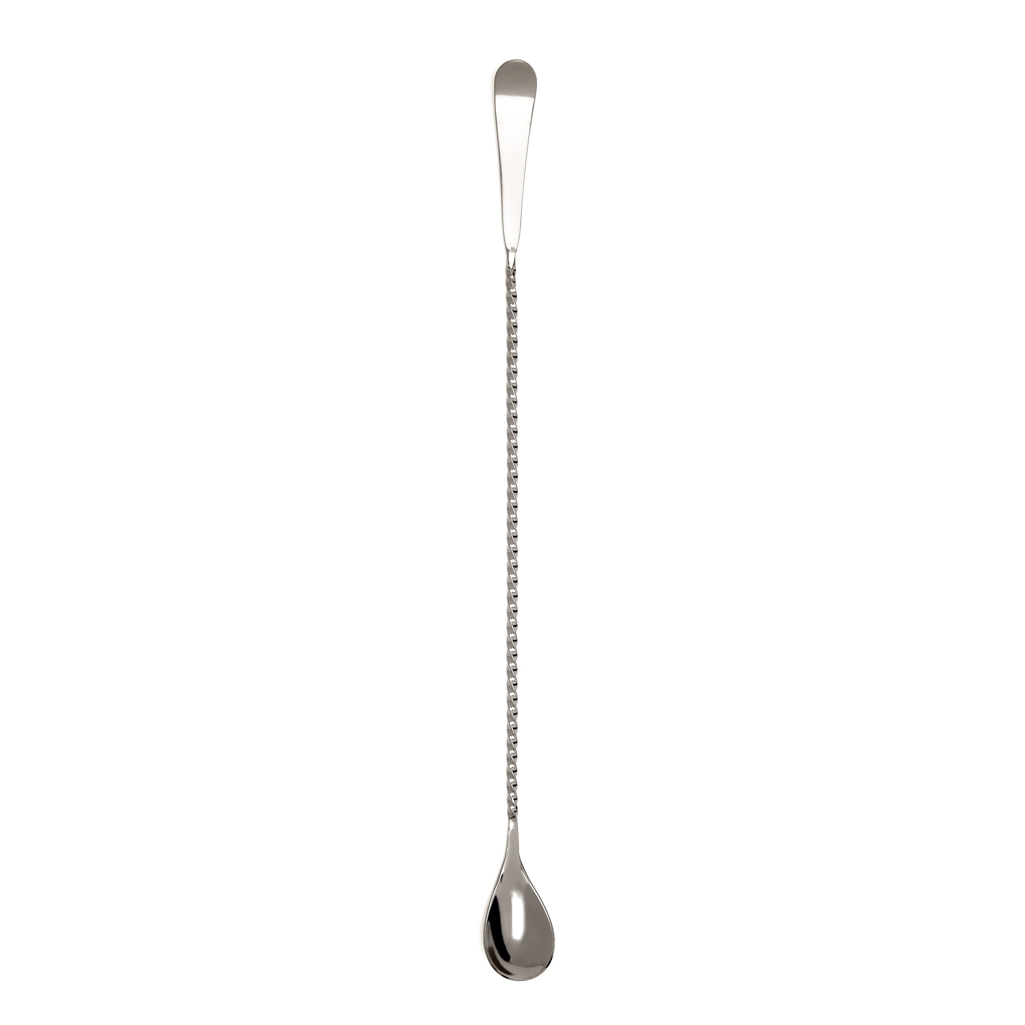 HOFFMAN® Stainless Steel Bar Spoon 33.5cm (13.2 Inch) - Professional Cocktail Mixing Tool for Bartenders & Home Bars - Perfect for Stirring, Layering & Garnishing Drinks