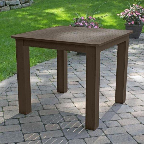 Premium Outdoor Square Counter Height Dining Table Set - Weather-Resistant Patio Furniture for Backyard, Garden & Poolside Dining