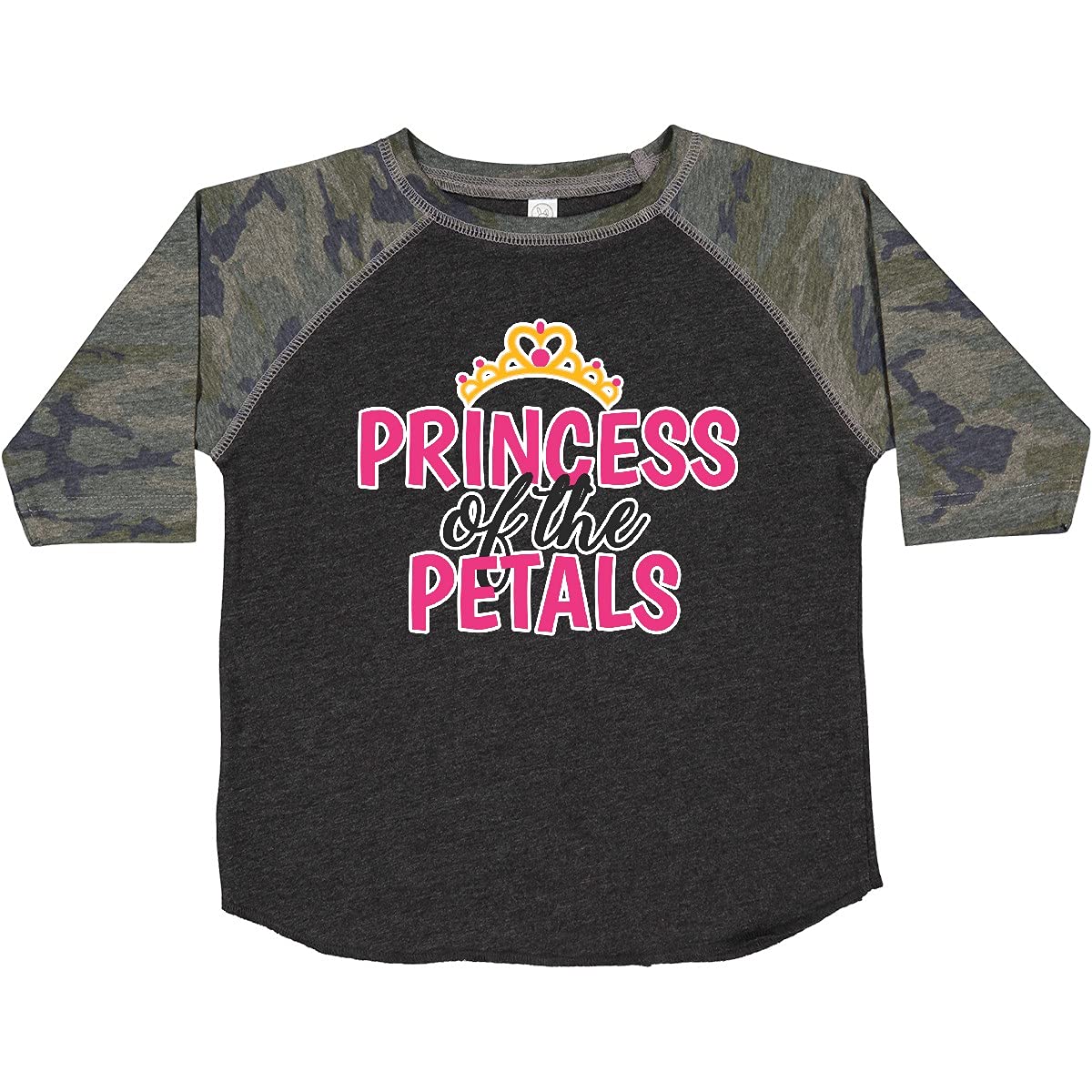 Princess of Petals Crown Toddler T-Shirt for Girls Birthday
