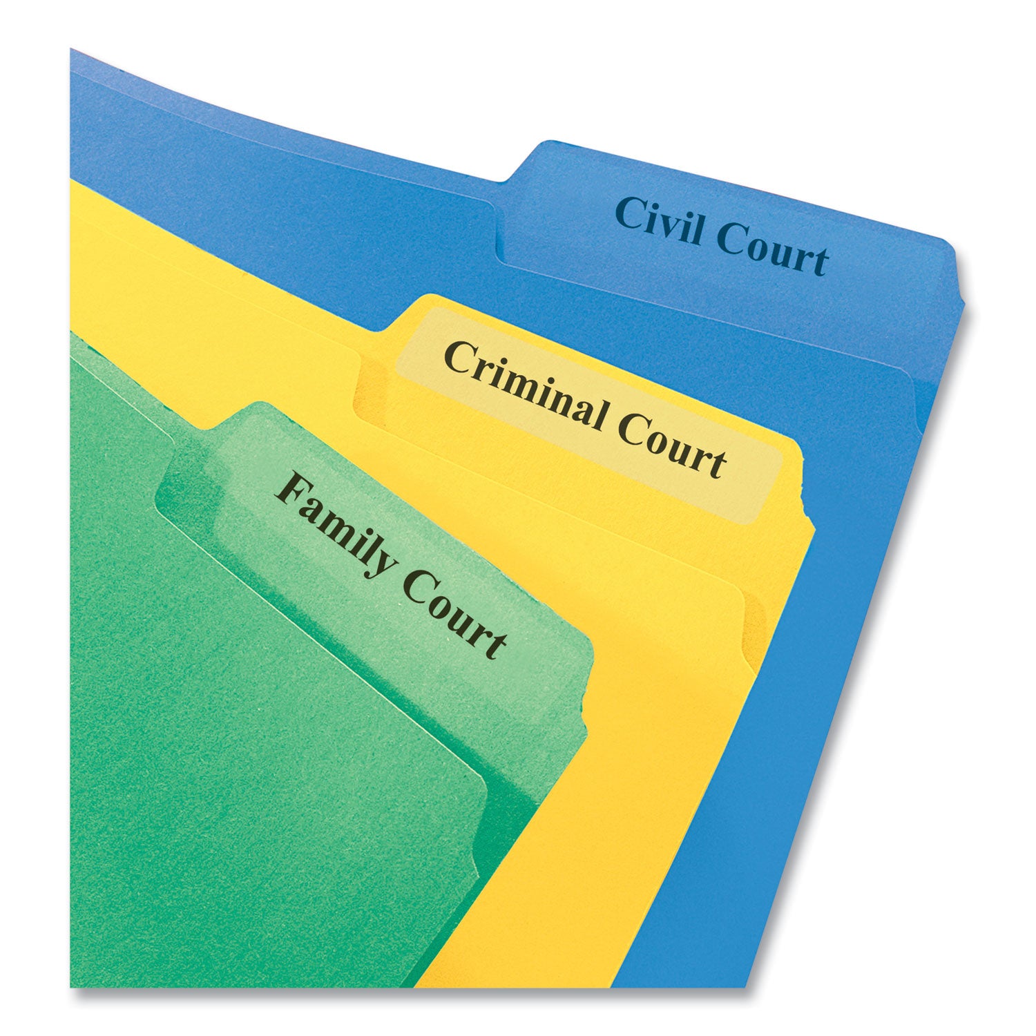 Avery® Clear Permanent File Folder Labels with Sure Feed Technology, 0.66