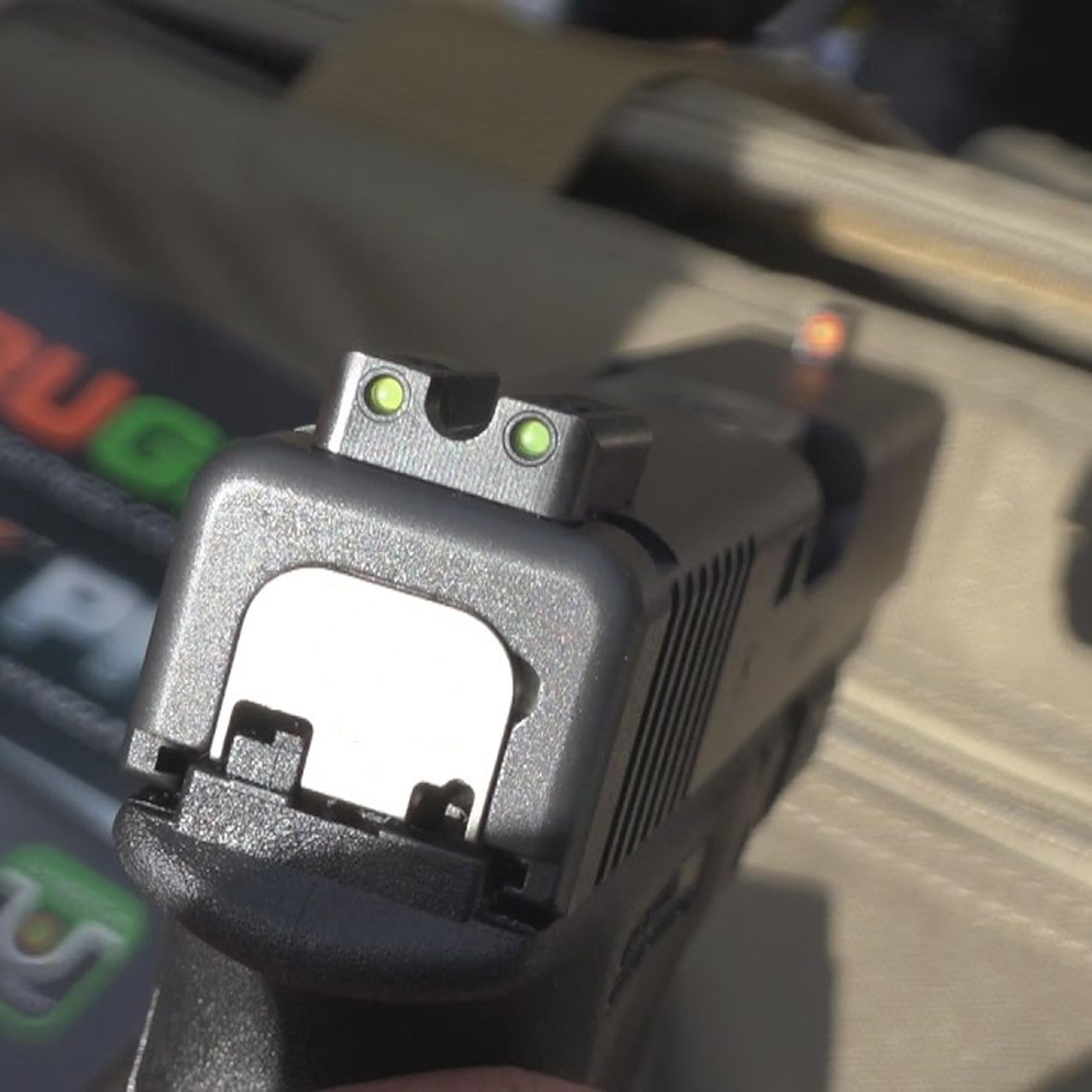 Truglo TFX PRO Handgun Sight - Glow in Dark Tritium & Fiber Optic Night Sights for Pistols | Compact, Durable, Snag-Free Design | Perfect for Home Defense, Tactical Training & Low Light Shooting