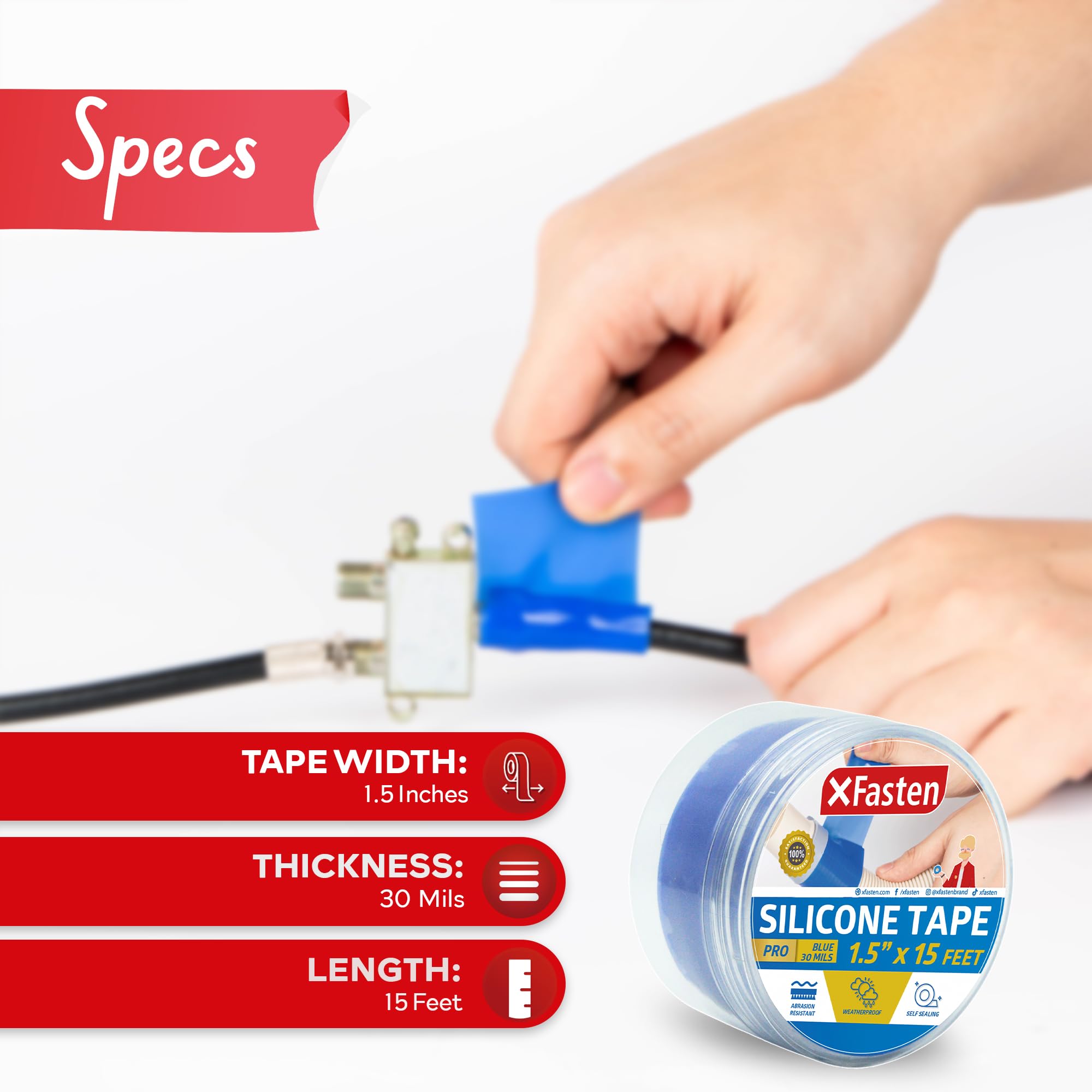 XFasten Self-Fusing Silicone Tape Pro - 1.5