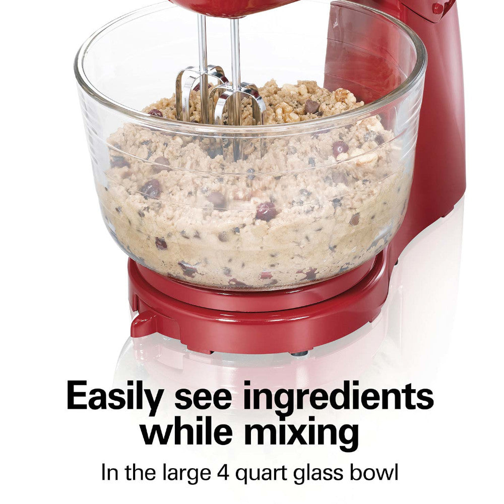 Hamilton Beach 64699 5-Speed Hand Mixer with Stand - Perfect for Baking, Whipping Cream, and Mixing Dough at Home