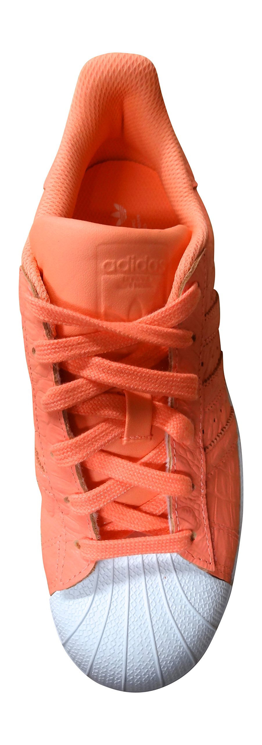 adidas Originals Superstar Women's Sneakers - Coral White AQ2721 (US Size 6) | Casual Fashion Shoes for Everyday Wear, Gym & Street Style Outfits