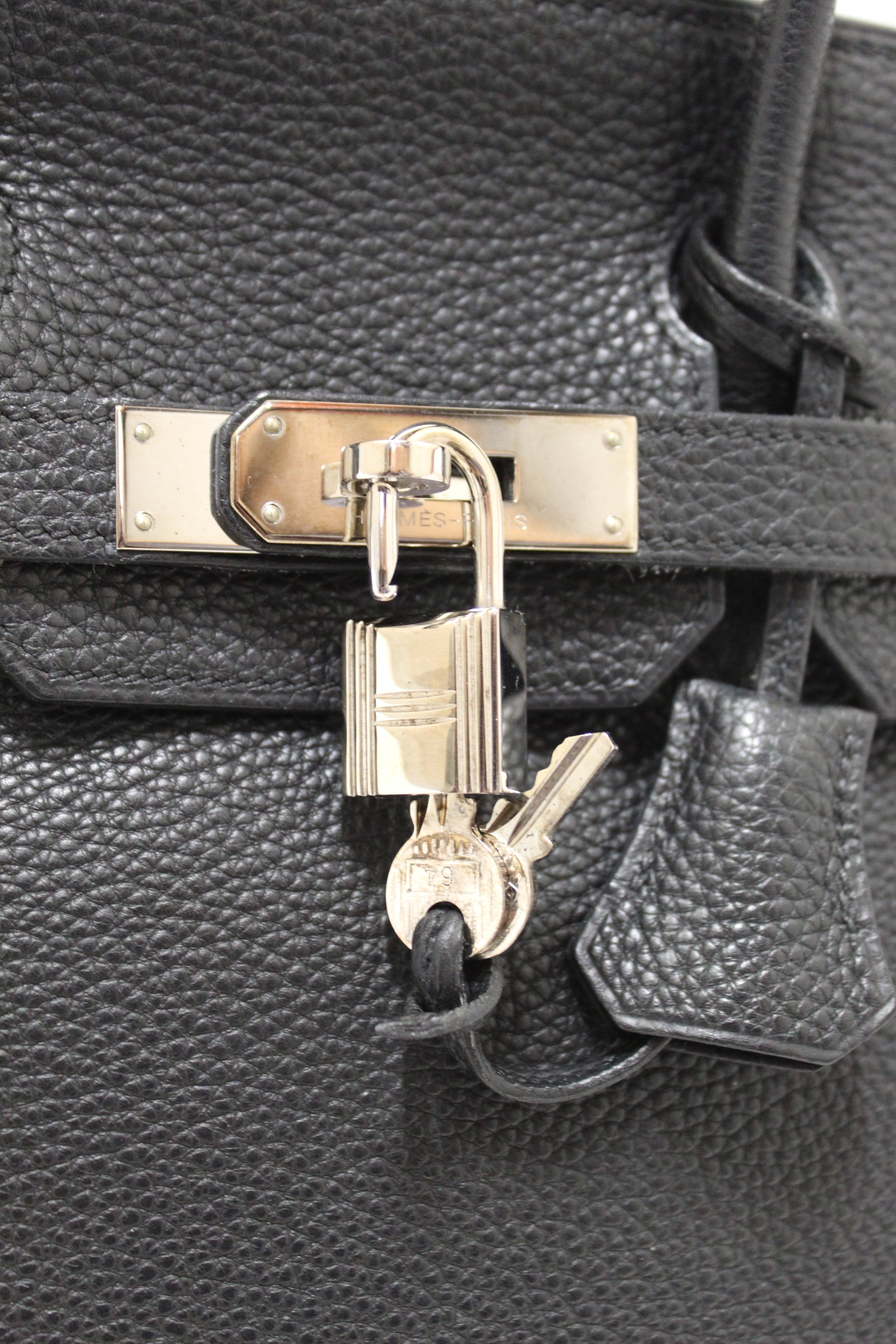 Authentic Hermes Black Togo Leather Birkin 30 Handbag - Luxury Designer Shoulder Bag for Women, Perfect for Work, Travel & Special Occasions
