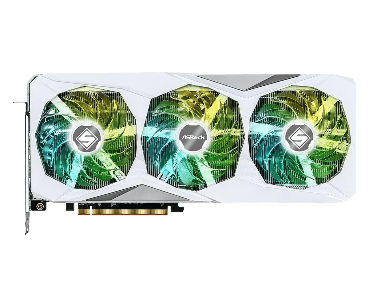 ASRock Radeon RX 7800 XT Steel Legend OC 16GB GDDR6 Graphics Card - AMD Gaming GPU for 4K Ultra HD, VR & High FPS PC Gaming | Perfect for Streaming, Video Editing & eSports