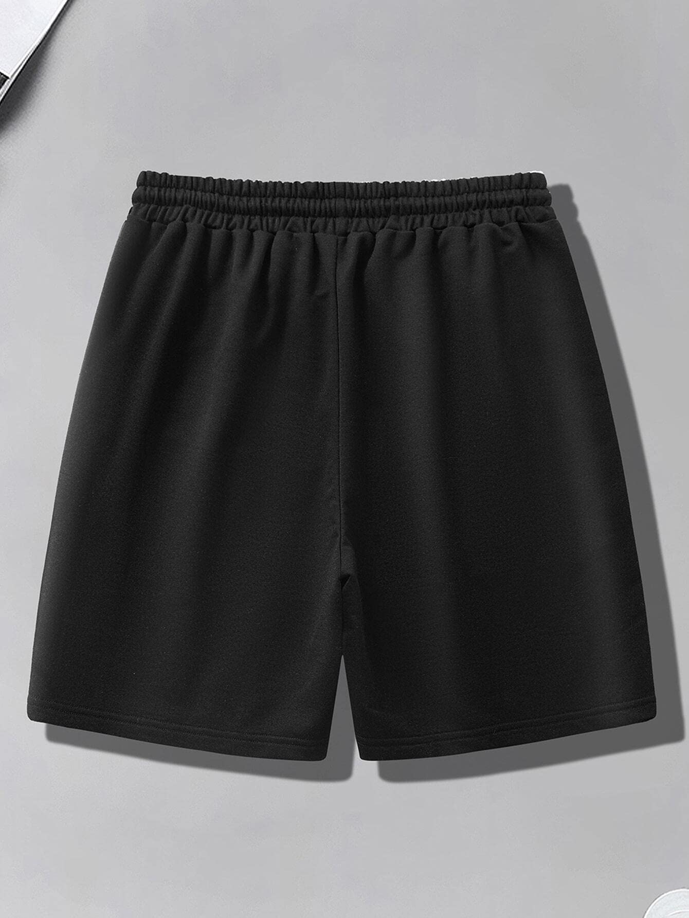 HDZWW Men's Casual Shorts with Color Letter Patches & Drawstring Waist - Summer Beach Shorts for Outdoor Activities, Travel & Relaxation (Multicolor, Size XL)