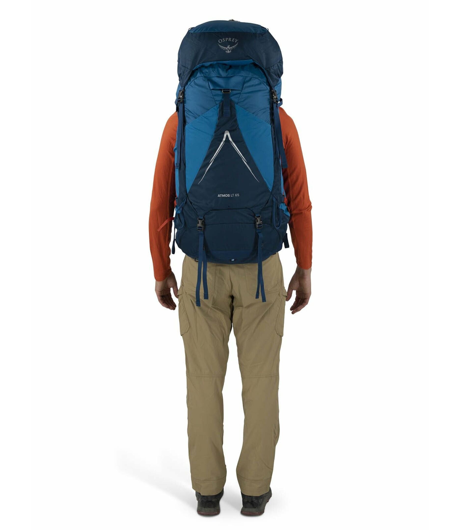 Osprey Men's Atmos AG LT 65 Backpack - Lightweight Hiking Pack for Outdoor Adventures, Camping & Travel