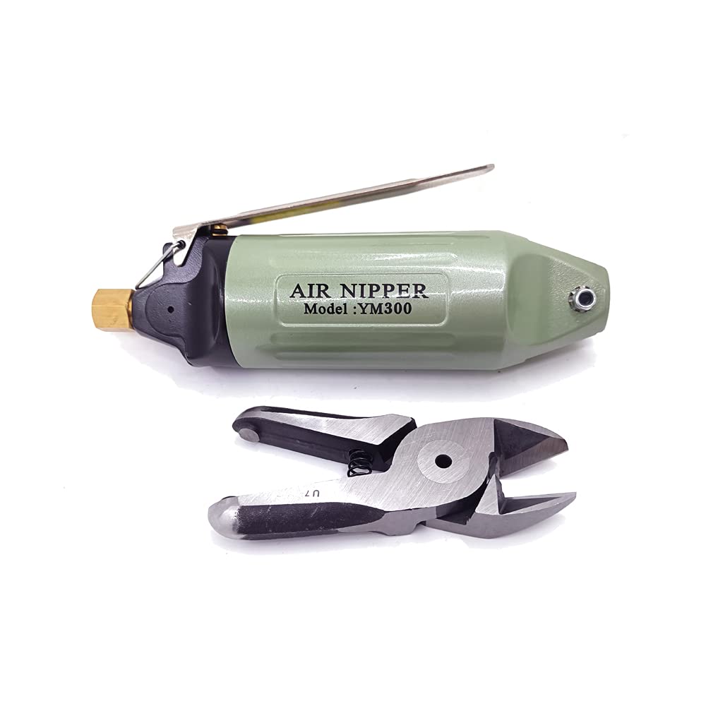 Heavy Duty Air Nipper Metal Wire Shear Cutter - Pneumatic Cutting Pliers for 3.3mm Copper & 2.8mm Steel Wires - Professional Electrician & HVAC Tool for Industrial Wiring and Metal Fabrication