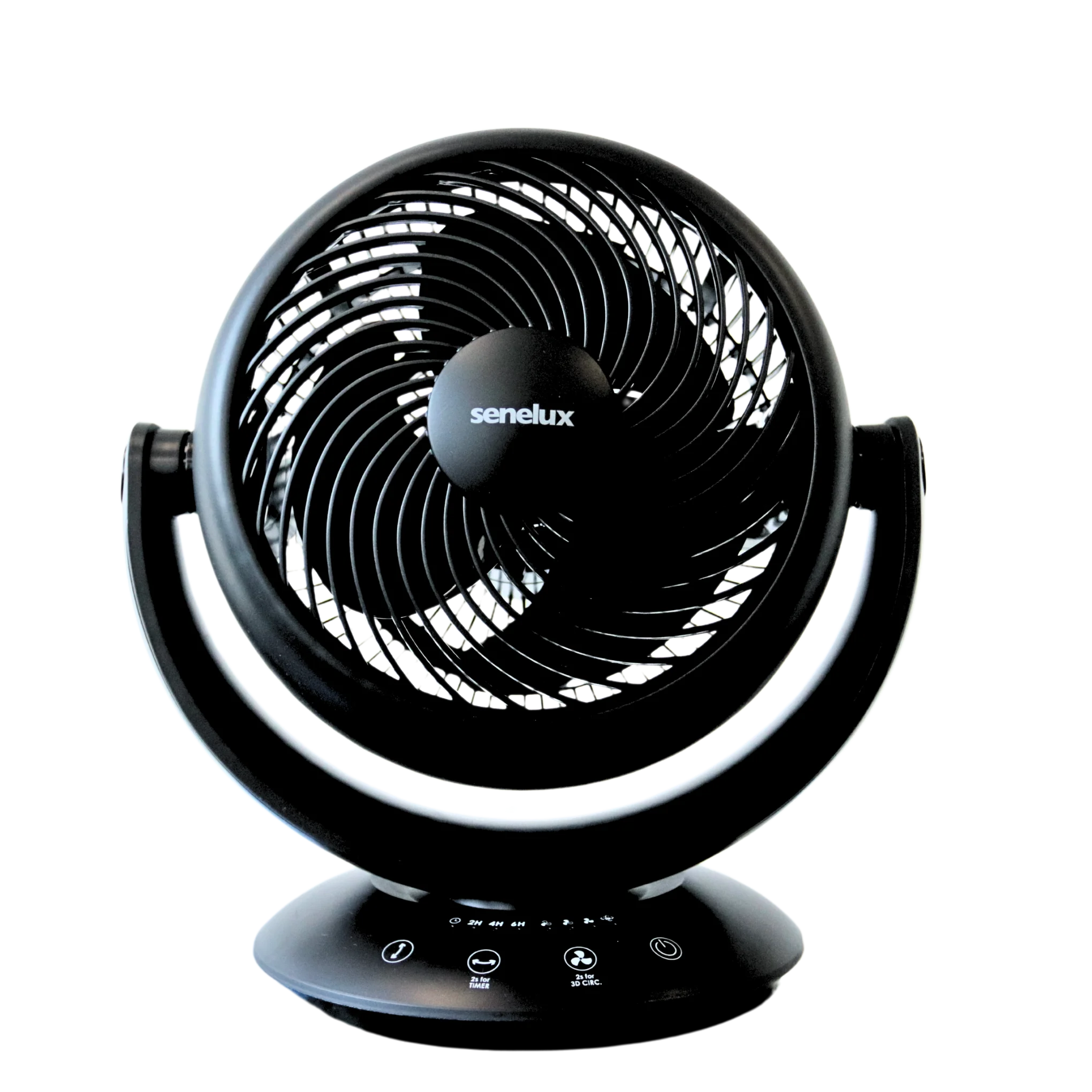 Senelux 8 Inch Cooling Fan with Remote Control & Auto Oscillation - Perfect for Home, Office, and Bedroom Cooling