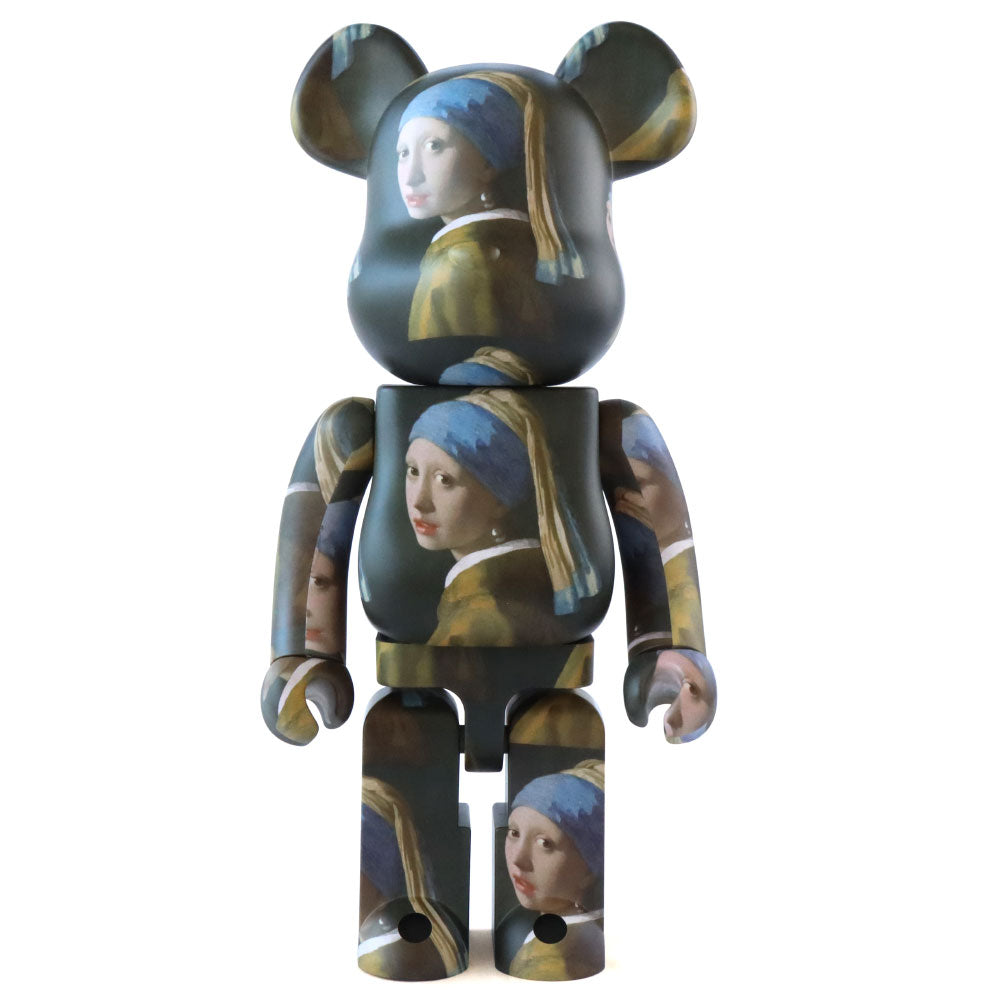 1000% Bearbrick Joahnnes Vermeer Girl with a Pearl Earring Collectible Art Toy - Perfect for Home Decor, Office Display & Anime Collections