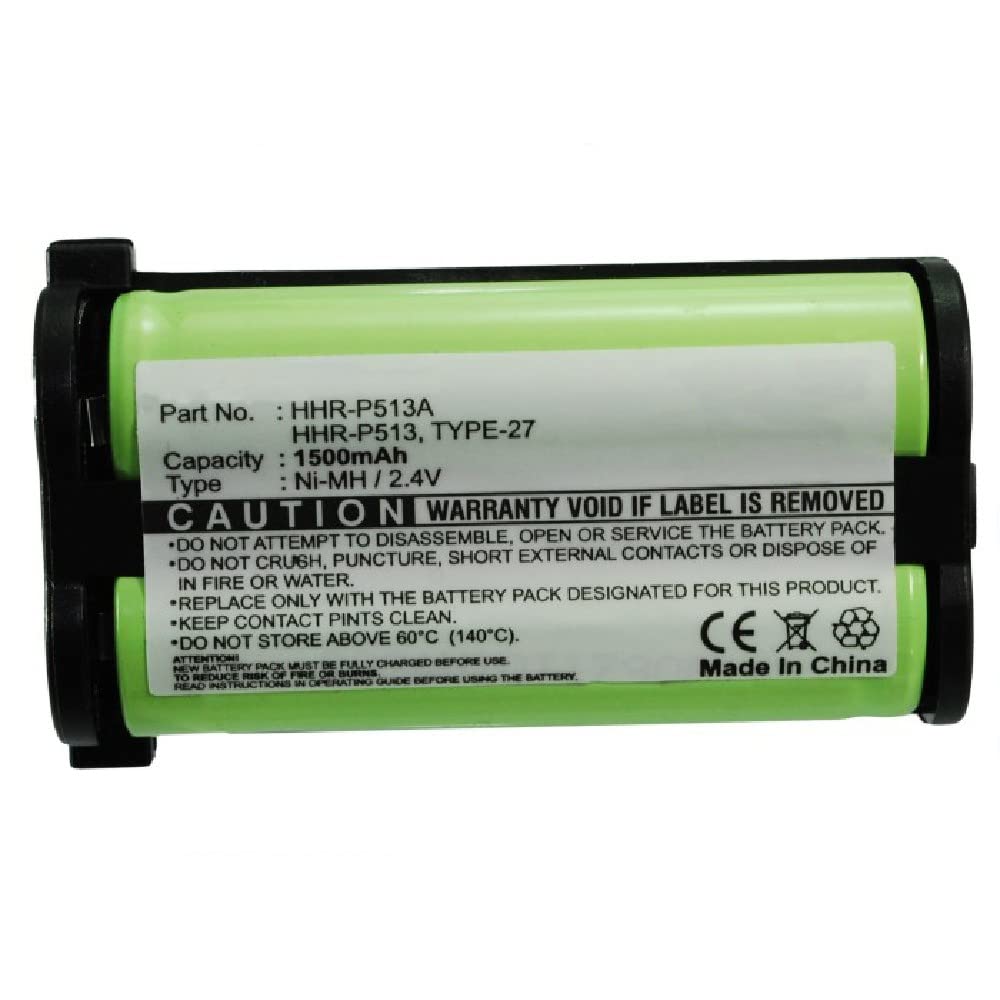 Synergy Digital Cordless Phone Replacement Battery - High Capacity Ni-MH Battery Compatible with Panasonic KX-TG2258S Cordless Phones - Perfect for Home & Office Use