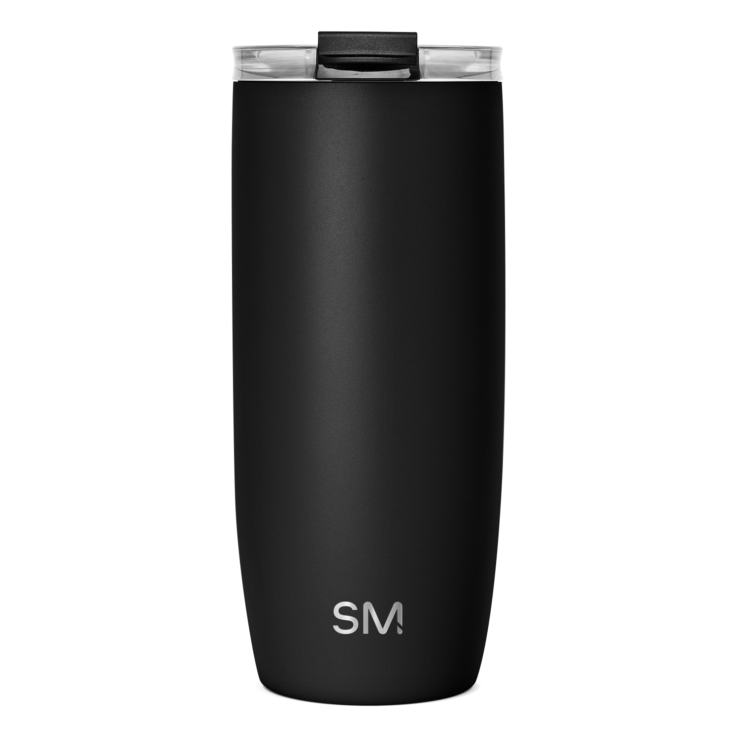 Voyager 20oz Insulated Tumbler with Clear Flip Lid & Straw - Leakproof Stainless Steel Travel Mug for Hot/Cold Drinks - Perfect for Office, Gym, Hiking & Road Trips
