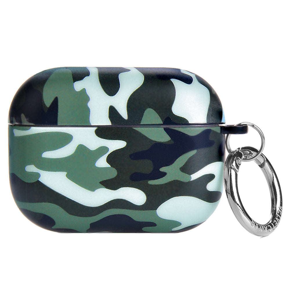 Green Camo AirPods Case - Protective Cover for AirPods 1/2/3 & Pro - Durable Shockproof Design - Perfect for Outdoor, Gym & Travel Use