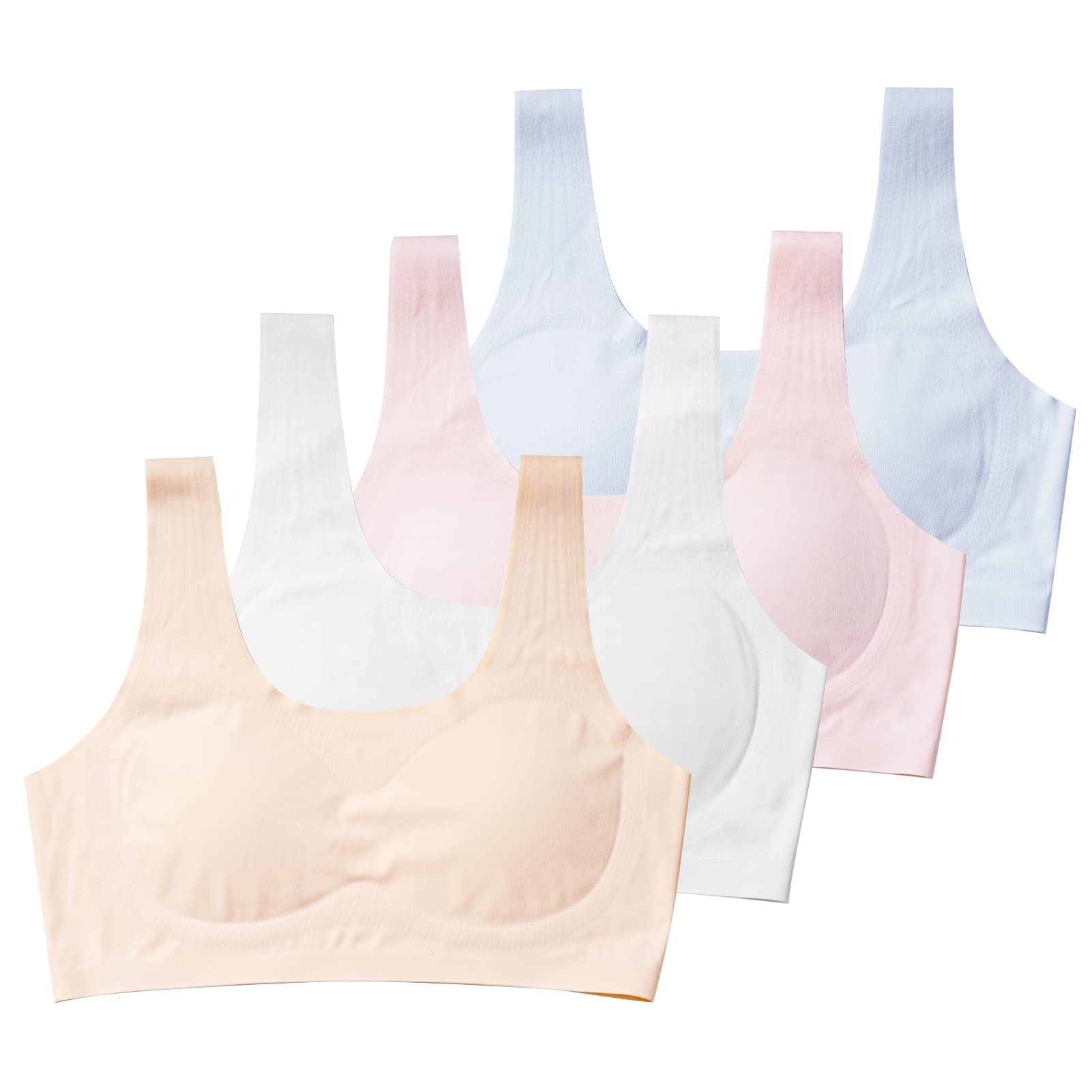 SALIA Girls Sports Bra 12-16 with Removable Pads - Comfortable for Training & Active Wear