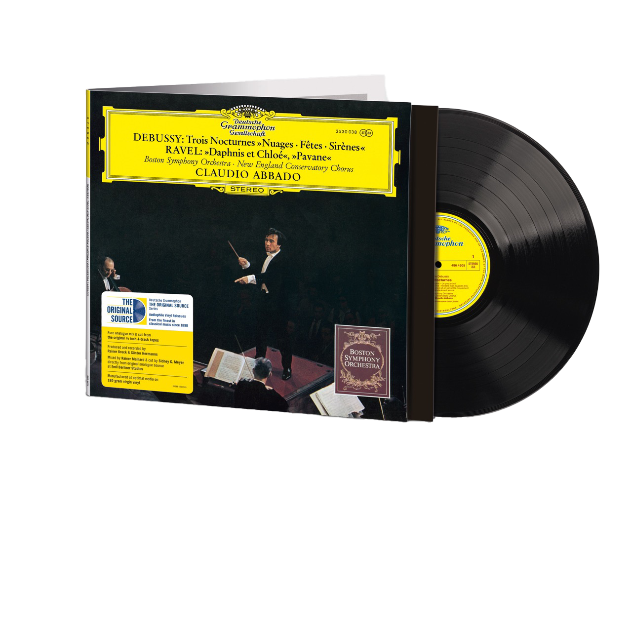 Debussy Nocturnes L.91 & Ravel Daphnis et Chloé Suite No.2 M.57b Vinyl Record - Classical Music Masterpieces for Relaxation, Study and Romantic Evenings