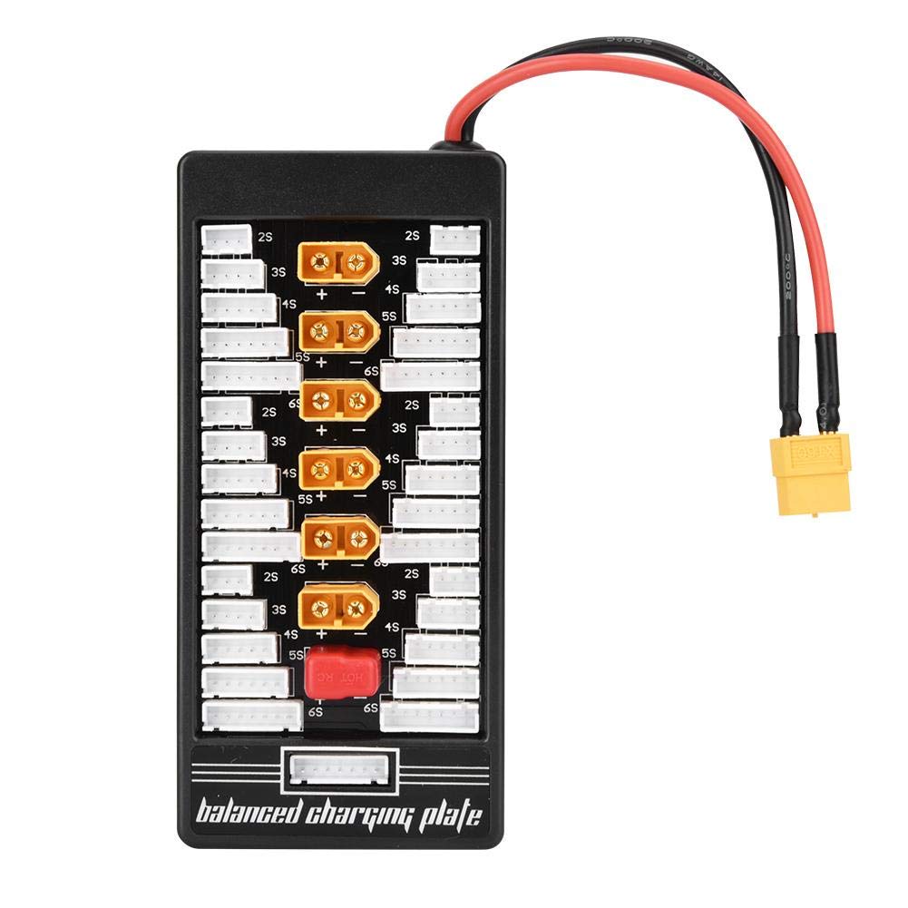 XT60 Plug 2S-6S Lipo Battery Parallel Charging Board for RC Battery Charger B6AC A6 720i - Multi Parallel Charging Board for RC Drones, Cars, and Airplanes - Fast and Safe Charging Solution