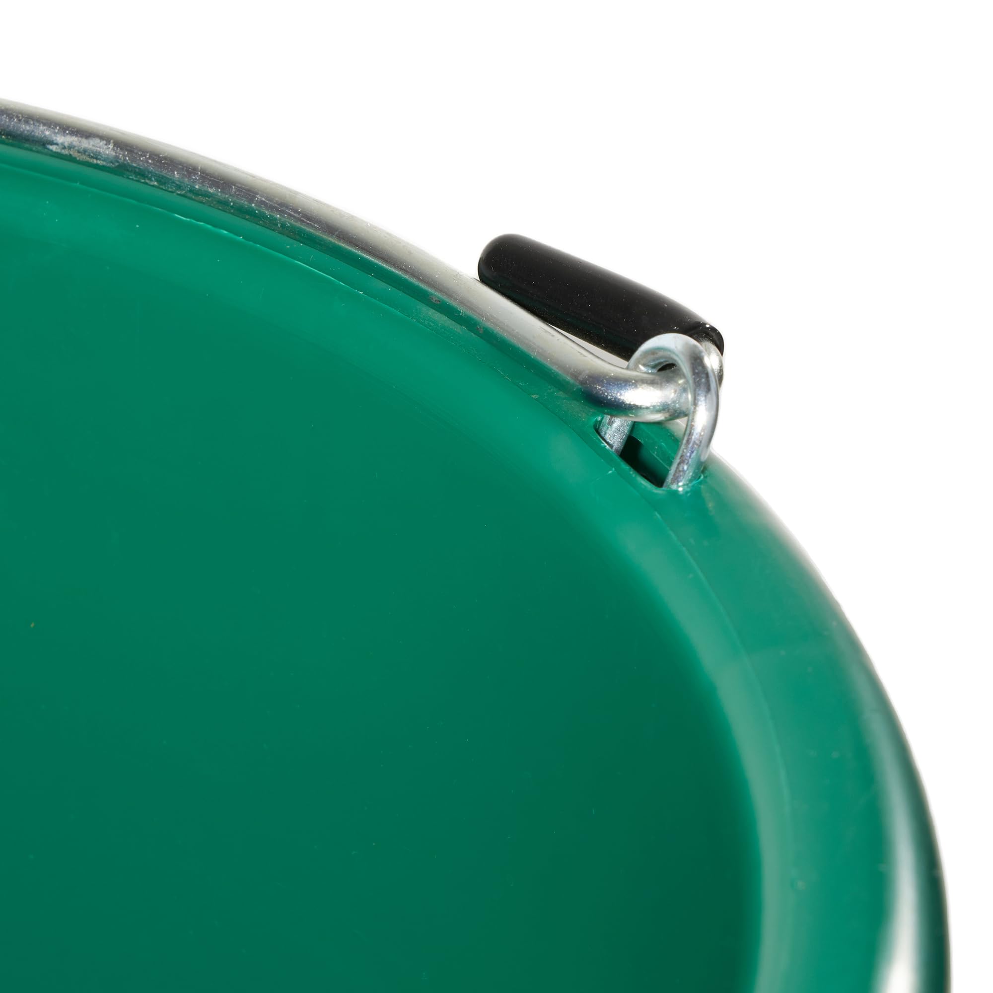 Farm Innovators 3 Gallon Heated Bucket with Thermostat - Green Plastic Flat Back Design, Metal Handle & Hidden Cord Storage - 70W (3 Pack) for Livestock Watering, Winter Pet Care & Outdoor Animal Hydration