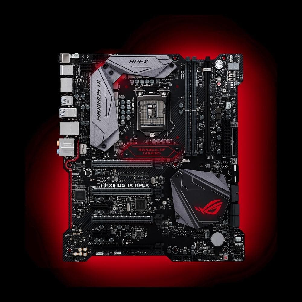 ASUS ROG MAXIMUS IX APEX Z270 Gaming Motherboard - Intel LGA 1151 Socket, DDR4 RAM, RGB Lighting (3-Year Warranty) | Perfect for High-Performance PC Builds & eSports Gaming