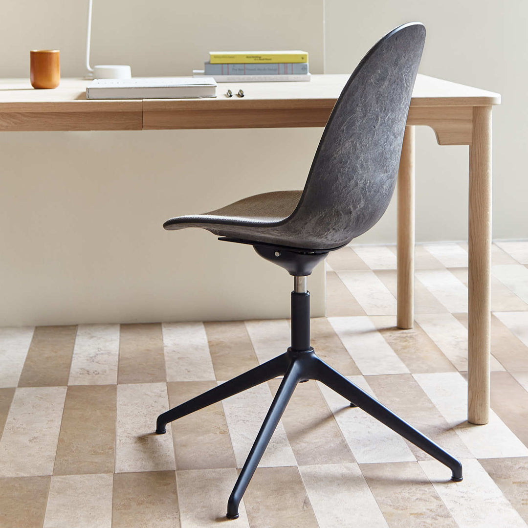 Premium Eternity Swivel Chair with Soft Upholstered Seat - Modern Office & Home Comfort for Work, Study, or Relaxation