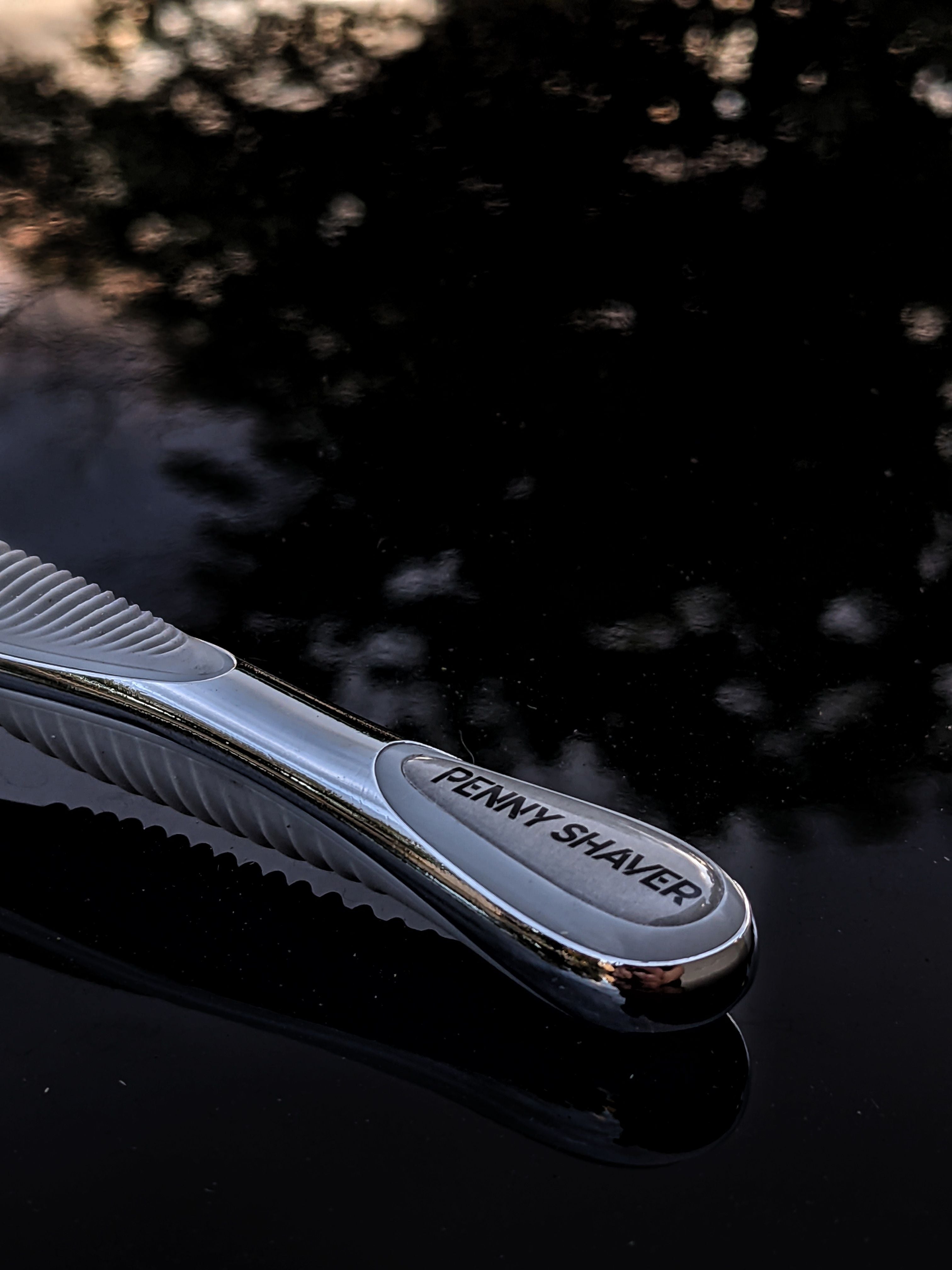 Penny Shaver Single Blade Cartridge Razor - Ultra Sharp Stainless Steel Replacement Blades for Men & Women | Perfect for Travel, Gym Bags & Sensitive Skin Shaving