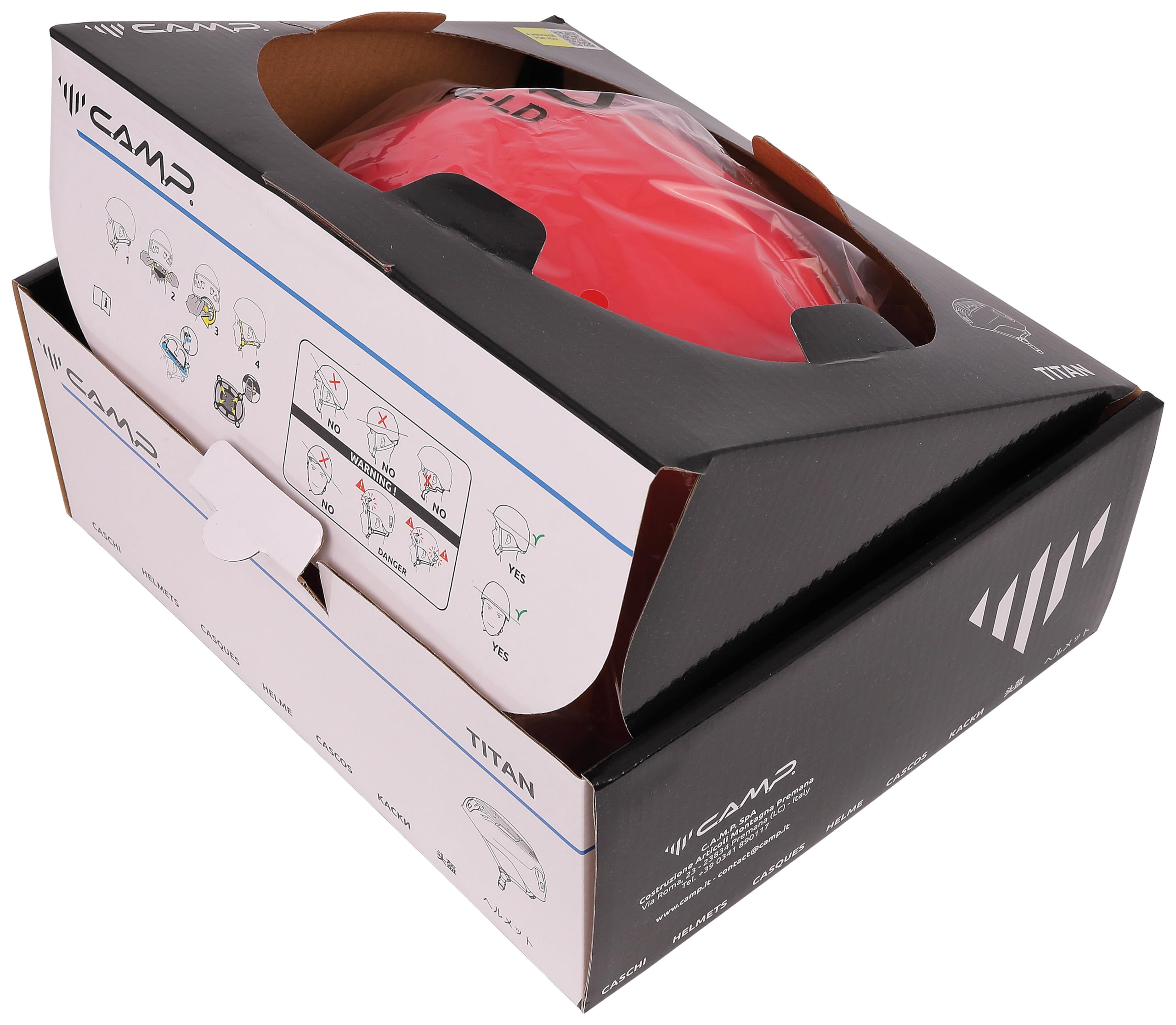Titan Helmet - Red Motorcycle Helmet Size 2 for Men & Women - DOT Approved for Safety Riding, Cruising & Racing