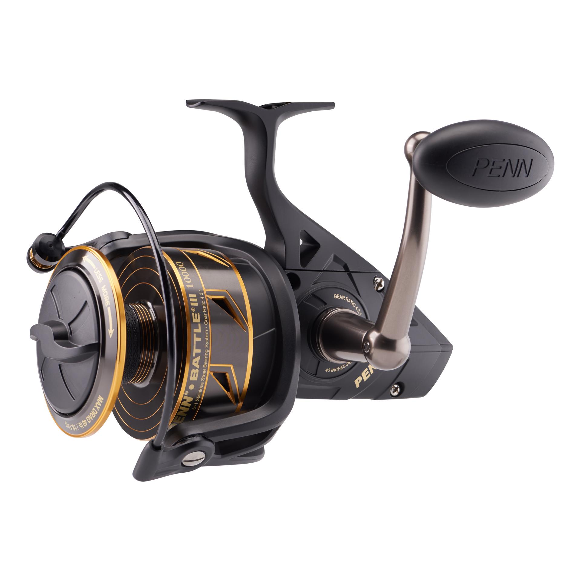 Battle® III Spinning Reel - High Performance Saltwater Fishing Reel with Smooth Drag System | Perfect for Offshore, Surf, and Pier Fishing Adventures