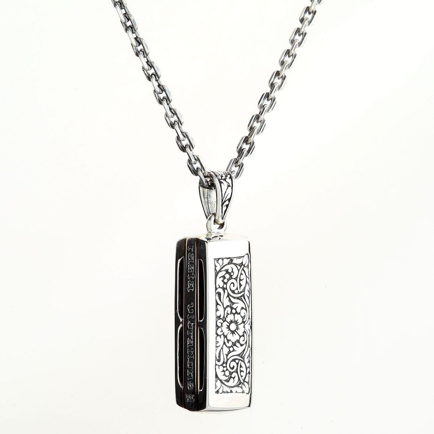 Silver Rasta Lion Harmonica Pendant Necklace - Handmade Reggae Inspired Jewelry for Men & Women - Perfect for Music Festivals, Gifts & Rasta Style Fashion