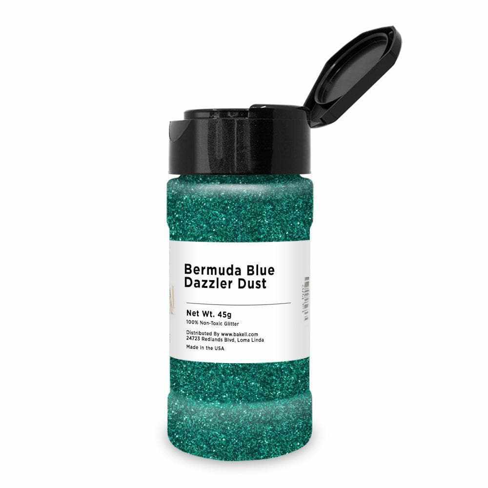 Premium Bermuda Blue Craft Glitter - Dazzler Dust® for DIY Projects, Scrapbooking & Home Decor | Fine Sparkle for Cards, Gifts & Party Decorations