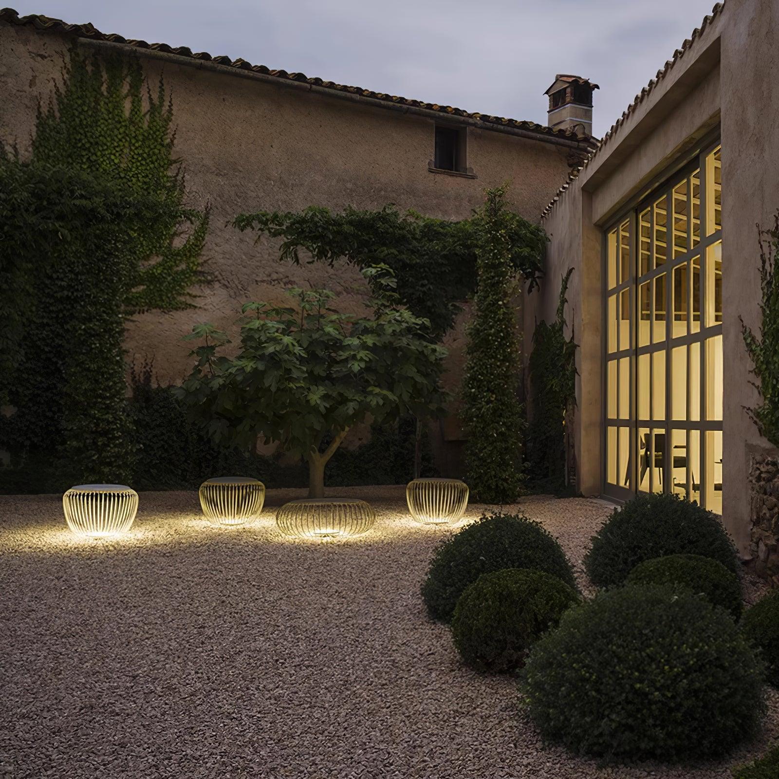 Meridiano Solar Powered Garden Outdoor Table Light - Waterproof LED Patio Decor for Backyard, Deck, and Poolside - Perfect for Evening Gatherings and Outdoor Dining